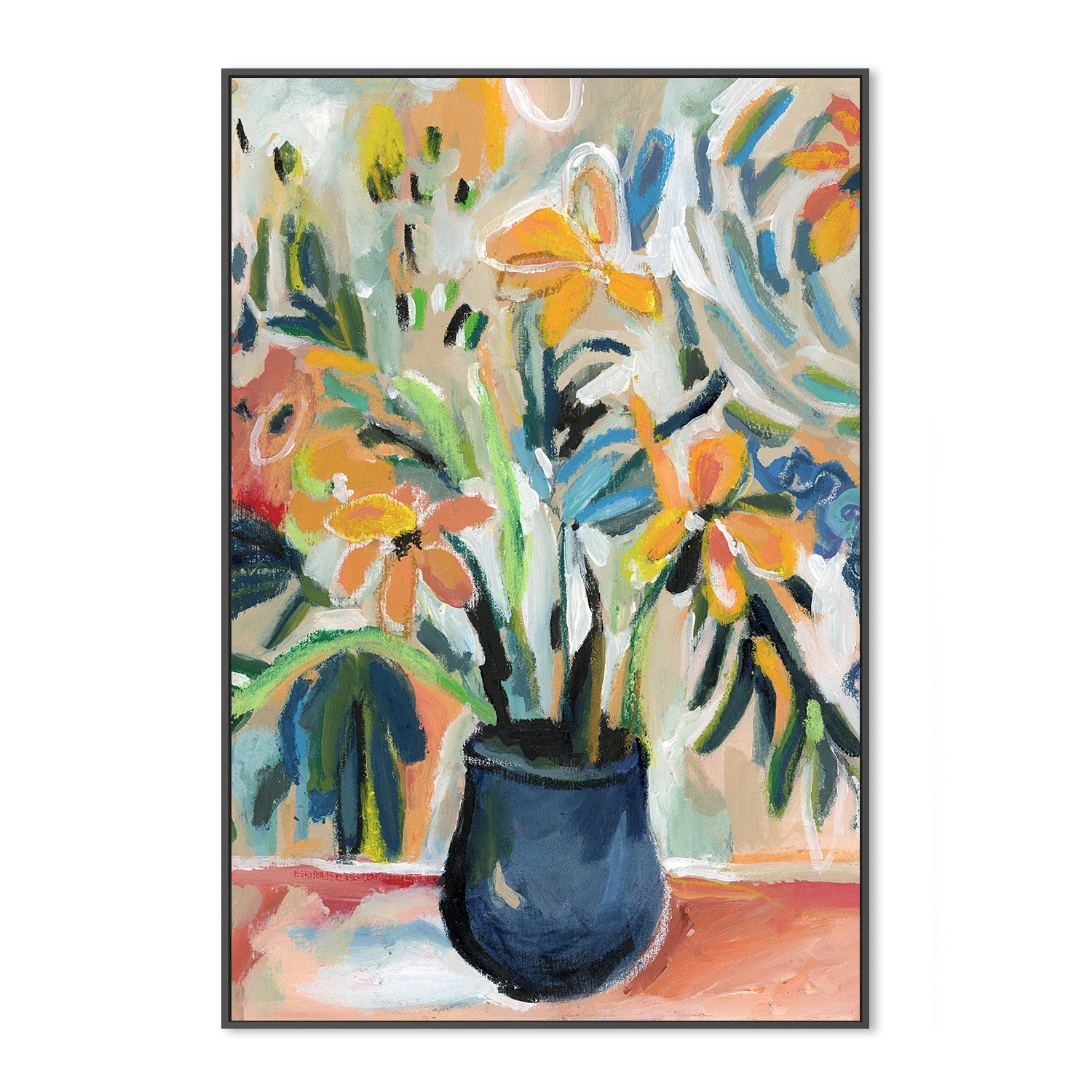 wall-art-print-canvas-poster-framed-Blooming Melody-3