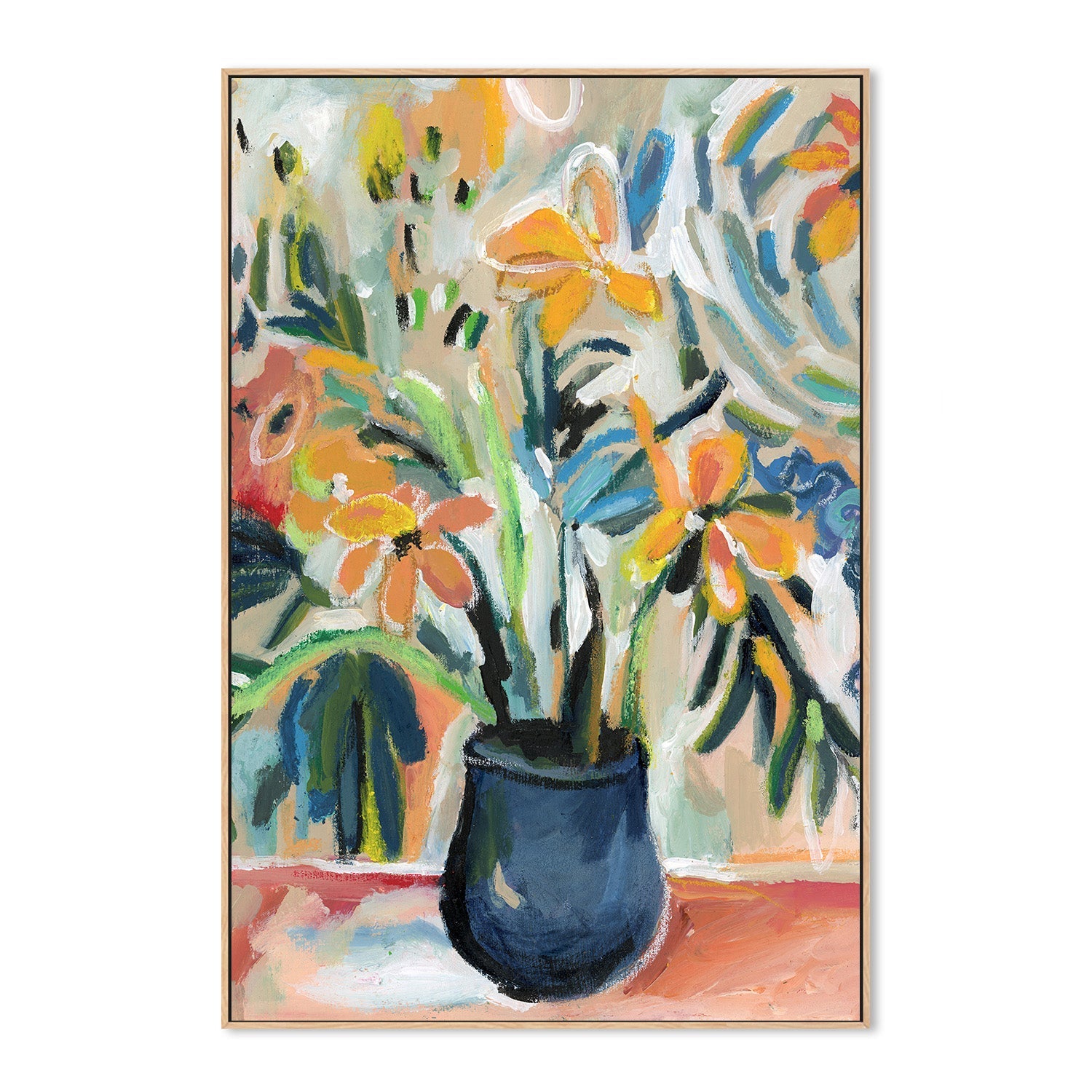 wall-art-print-canvas-poster-framed-Blooming Melody-4