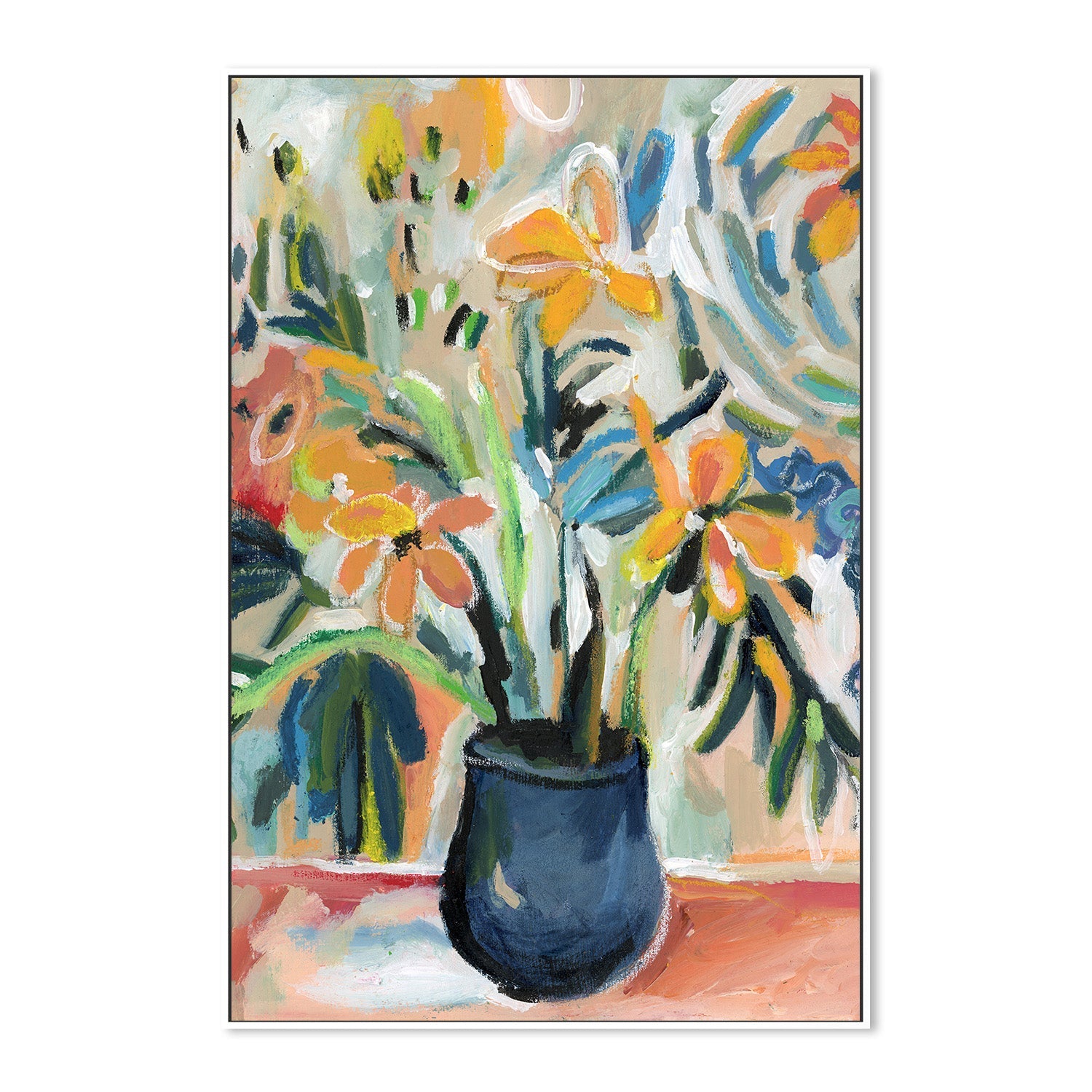 wall-art-print-canvas-poster-framed-Blooming Melody-5