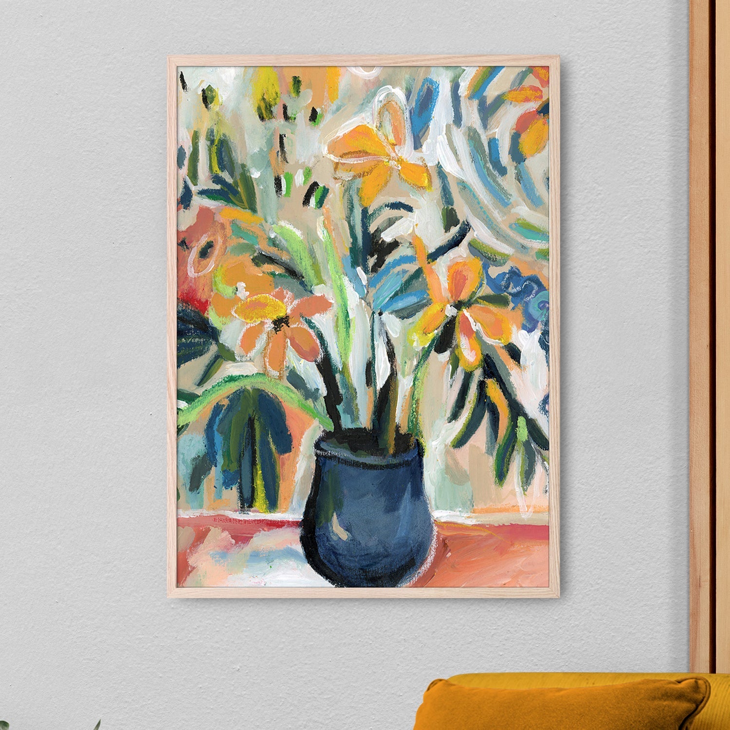 wall-art-print-canvas-poster-framed-Blooming Melody-7