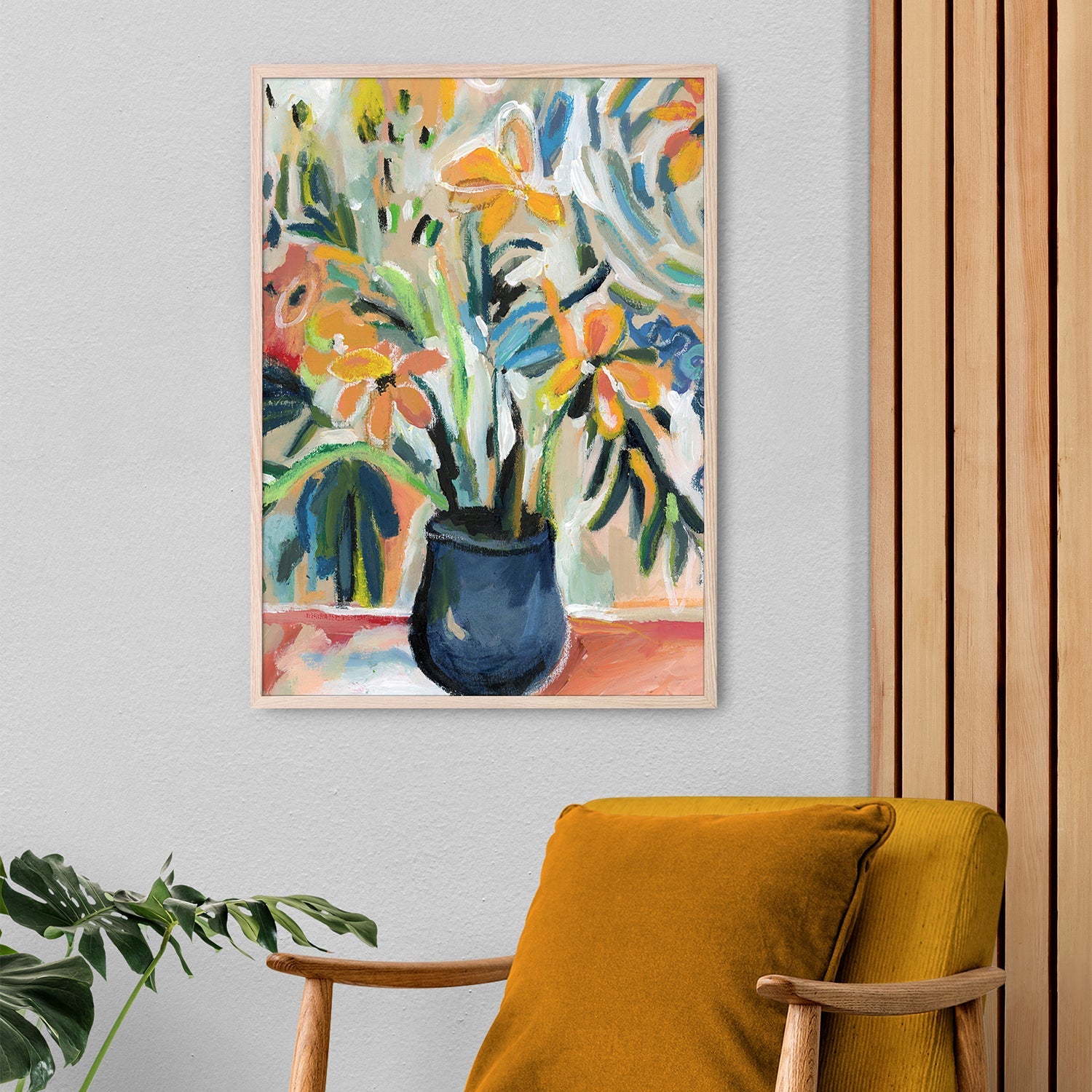wall-art-print-canvas-poster-framed-Blooming Melody-8