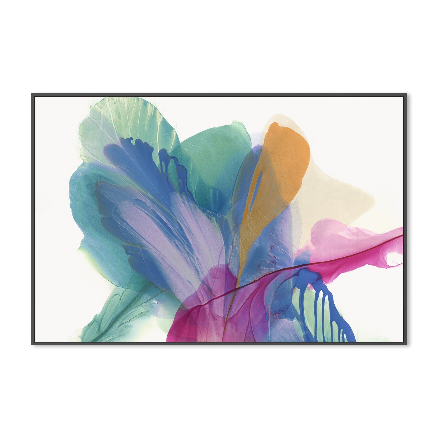 wall-art-print-canvas-poster-framed-Blooming Purple-3