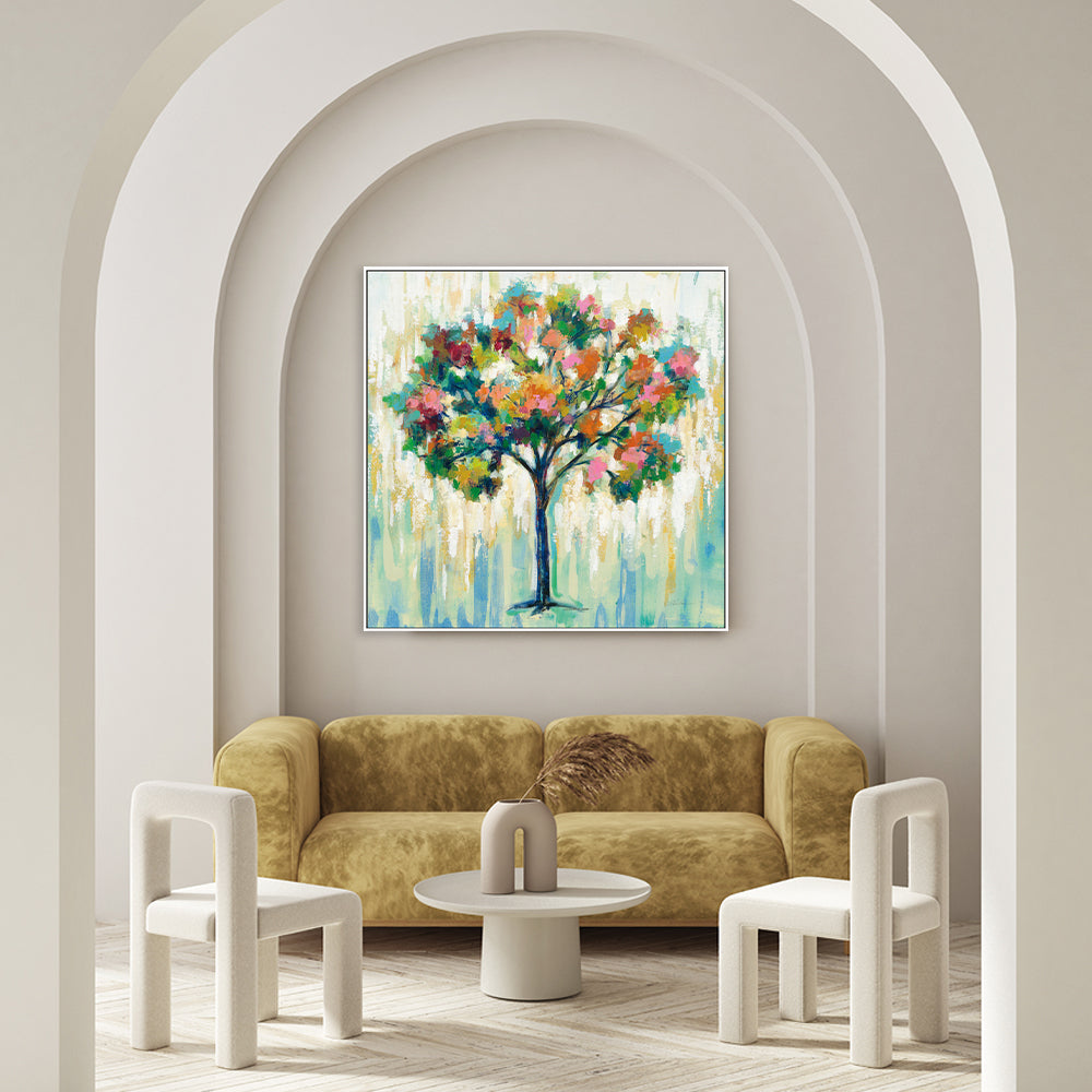 wall-art-print-canvas-poster-framed-Blooming Tree-by-Silvia Vassileva-Gioia Wall Art