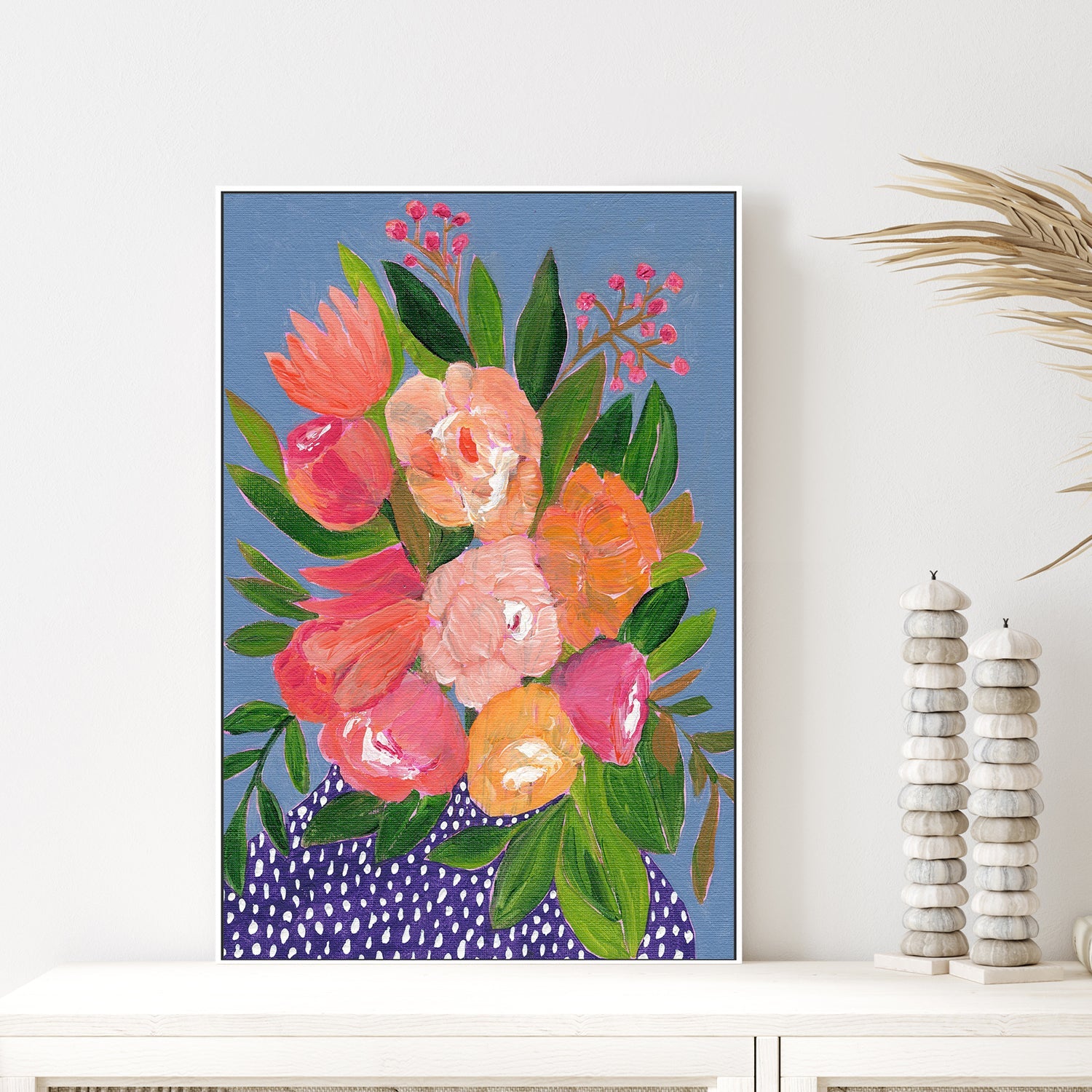 wall-art-print-canvas-poster-framed-Blossom , By Nikita Jariwala-2