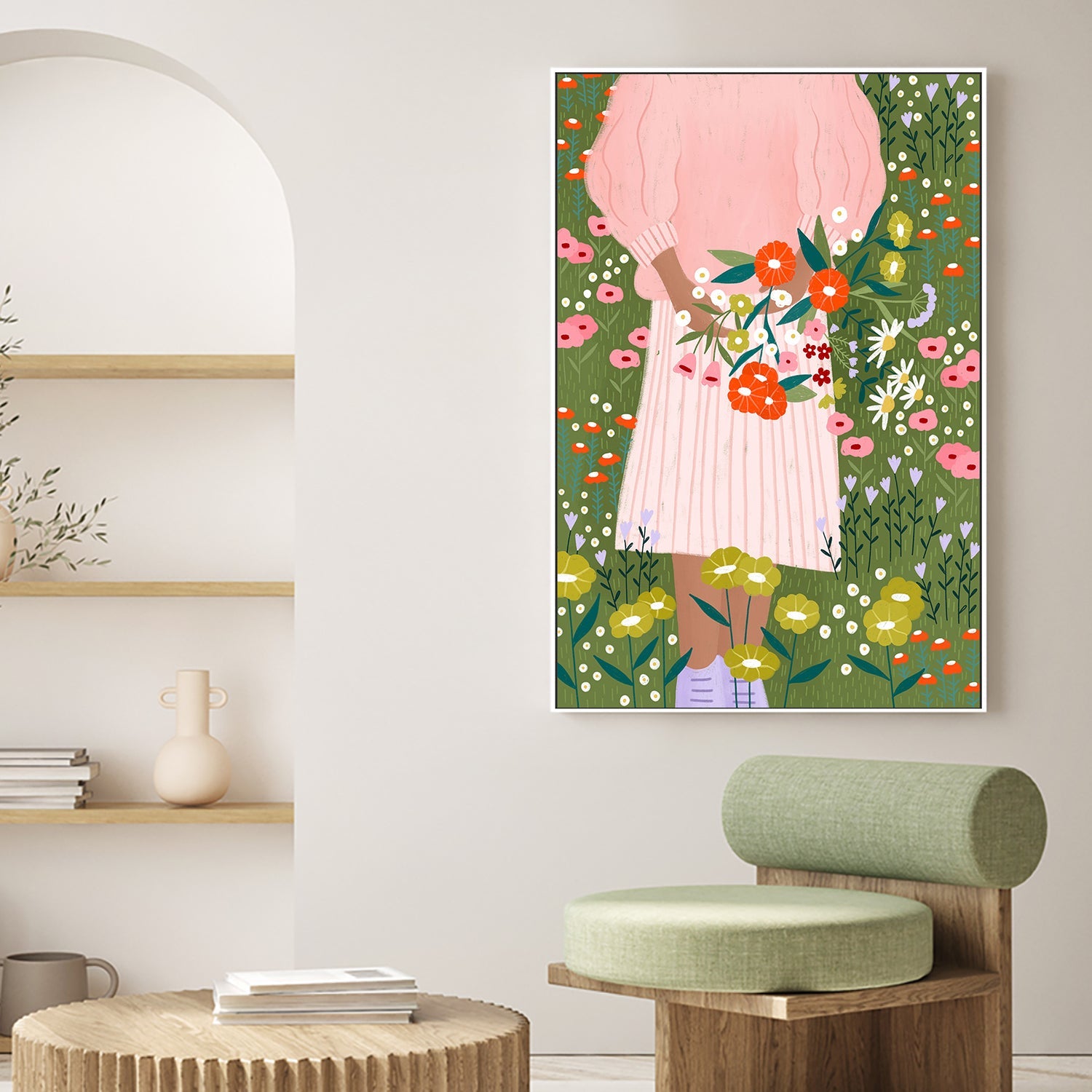 wall-art-print-canvas-poster-framed-Blossoms in Hand-2