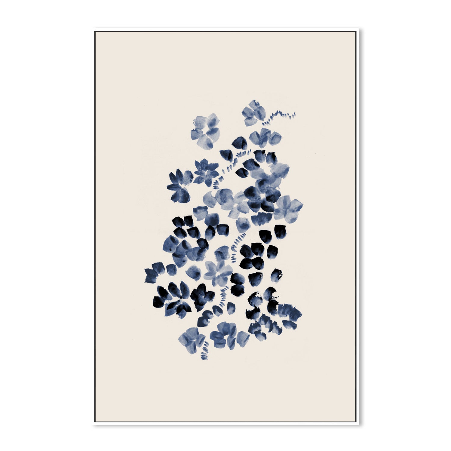 wall-art-print-canvas-poster-framed-Blossoms On A Vine, Style A , By Danushka Abeygoda-GIOIA-WALL-ART