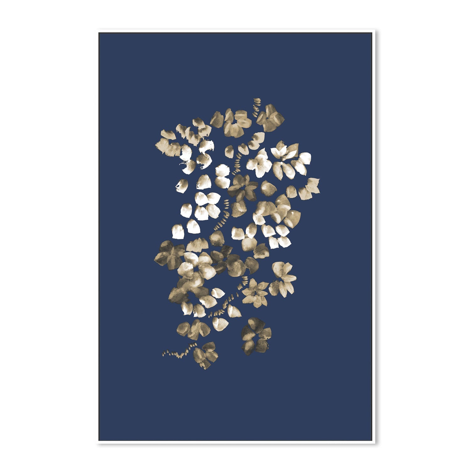 wall-art-print-canvas-poster-framed-Blossoms On A Vine, Style B , By Danushka Abeygoda-GIOIA-WALL-ART