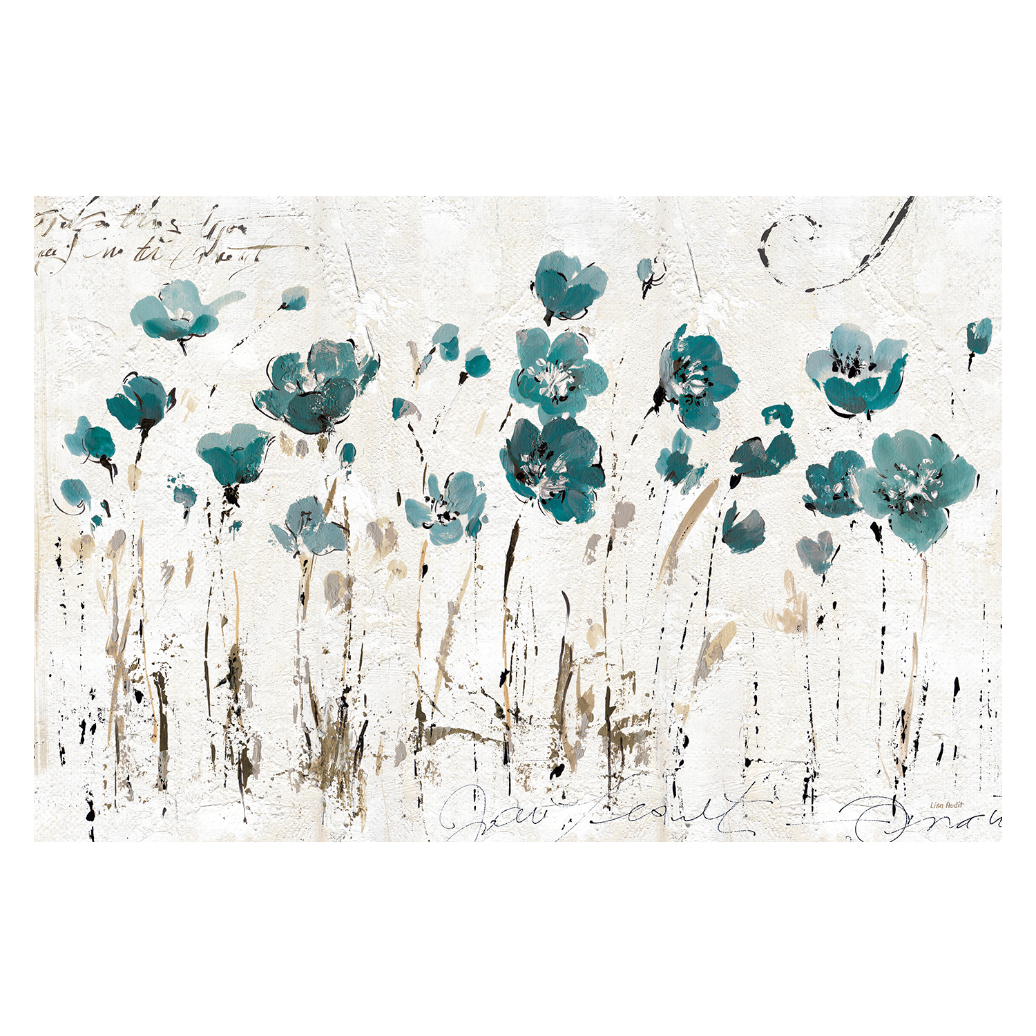 wall-art-print-canvas-poster-framed-Blue Abstract Balance , By Lisa Audit-GIOIA-WALL-ART