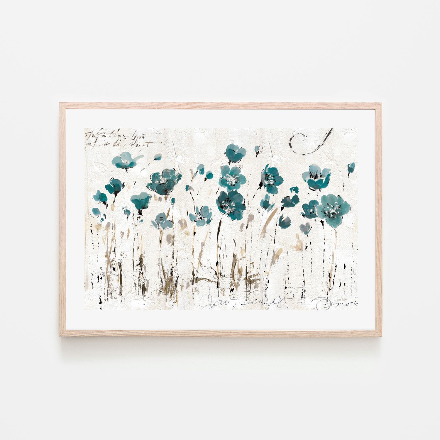 wall-art-print-canvas-poster-framed-Blue Abstract Balance , By Lisa Audit-GIOIA-WALL-ART