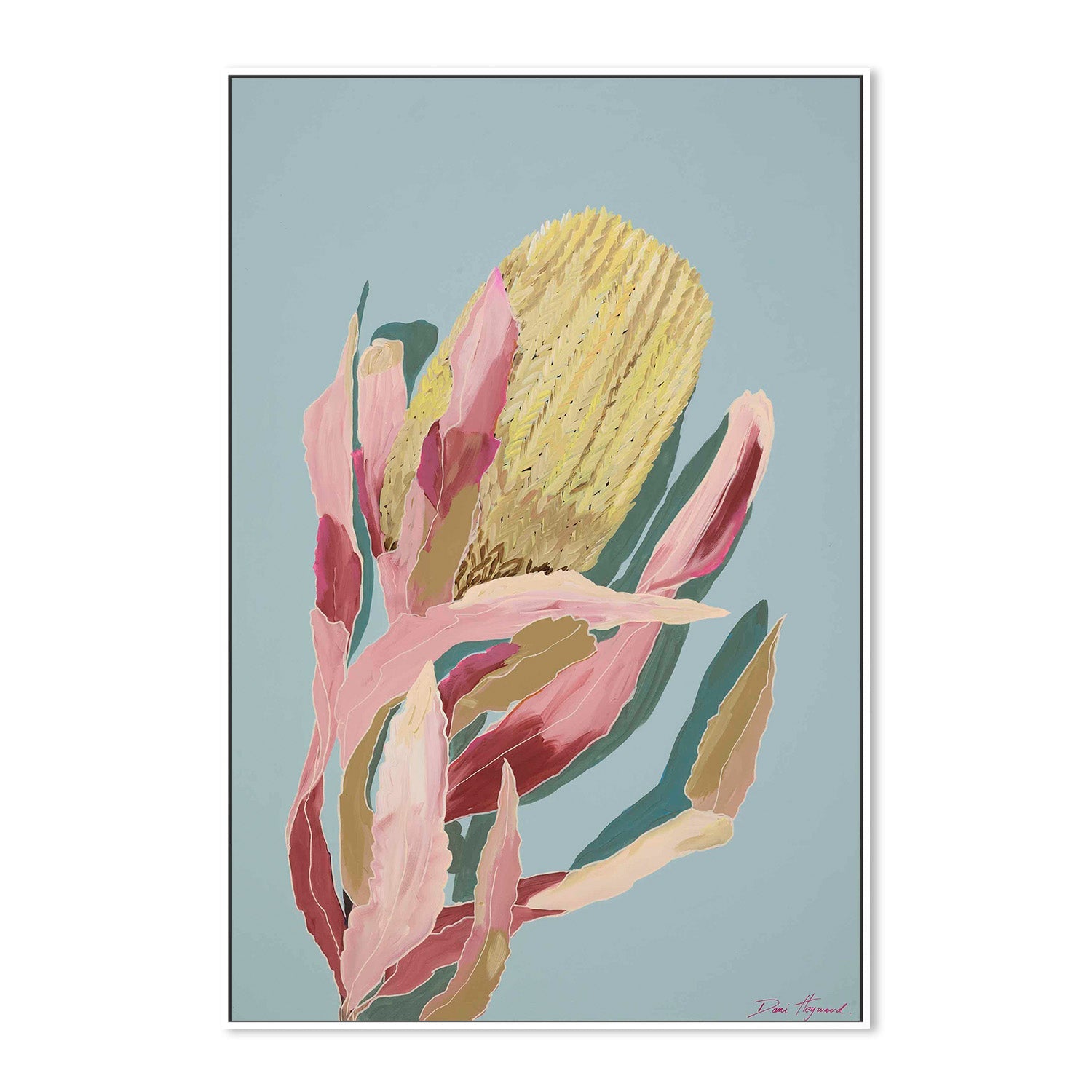 wall-art-print-canvas-poster-framed-Blue Banksia-5