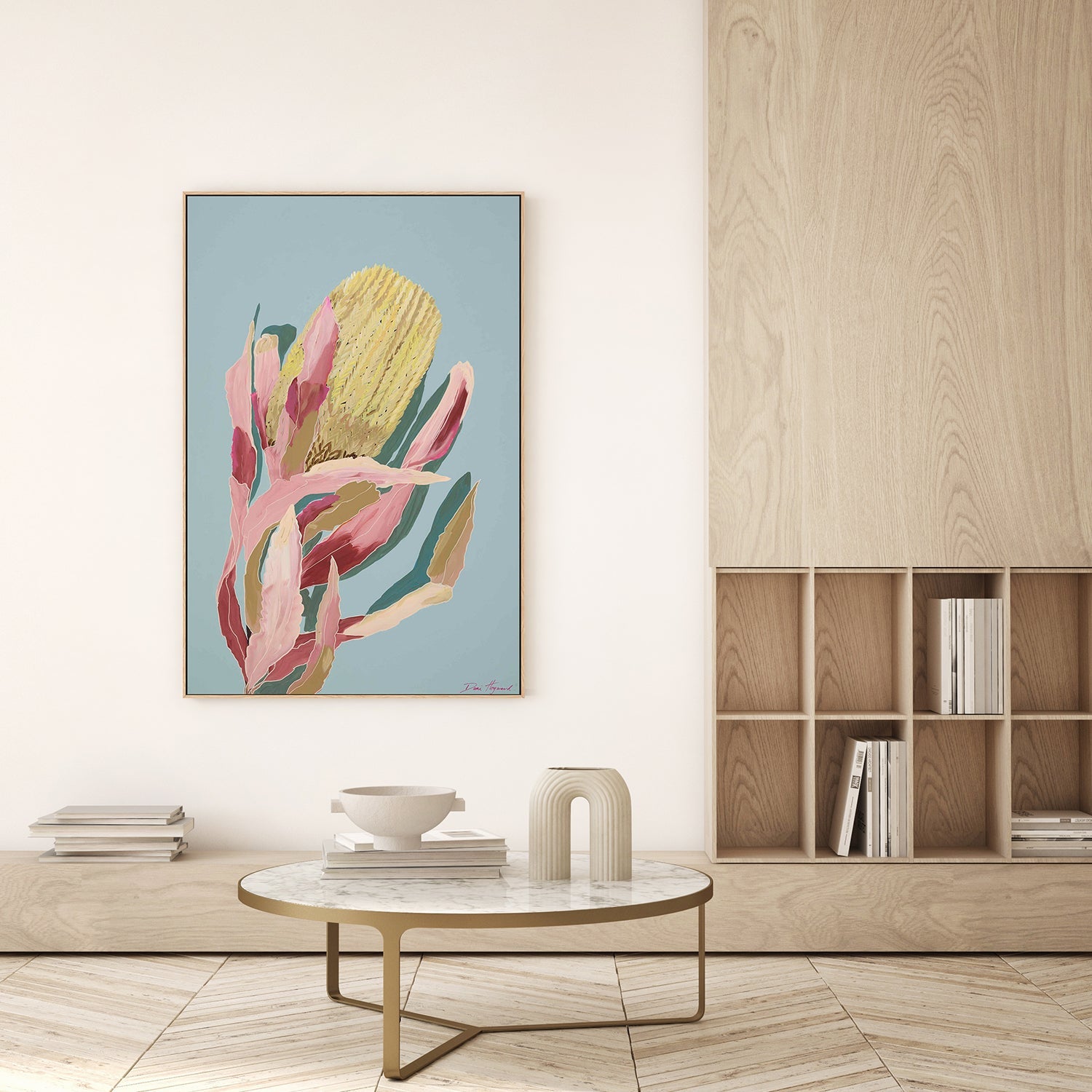 wall-art-print-canvas-poster-framed-Blue Banksia-7