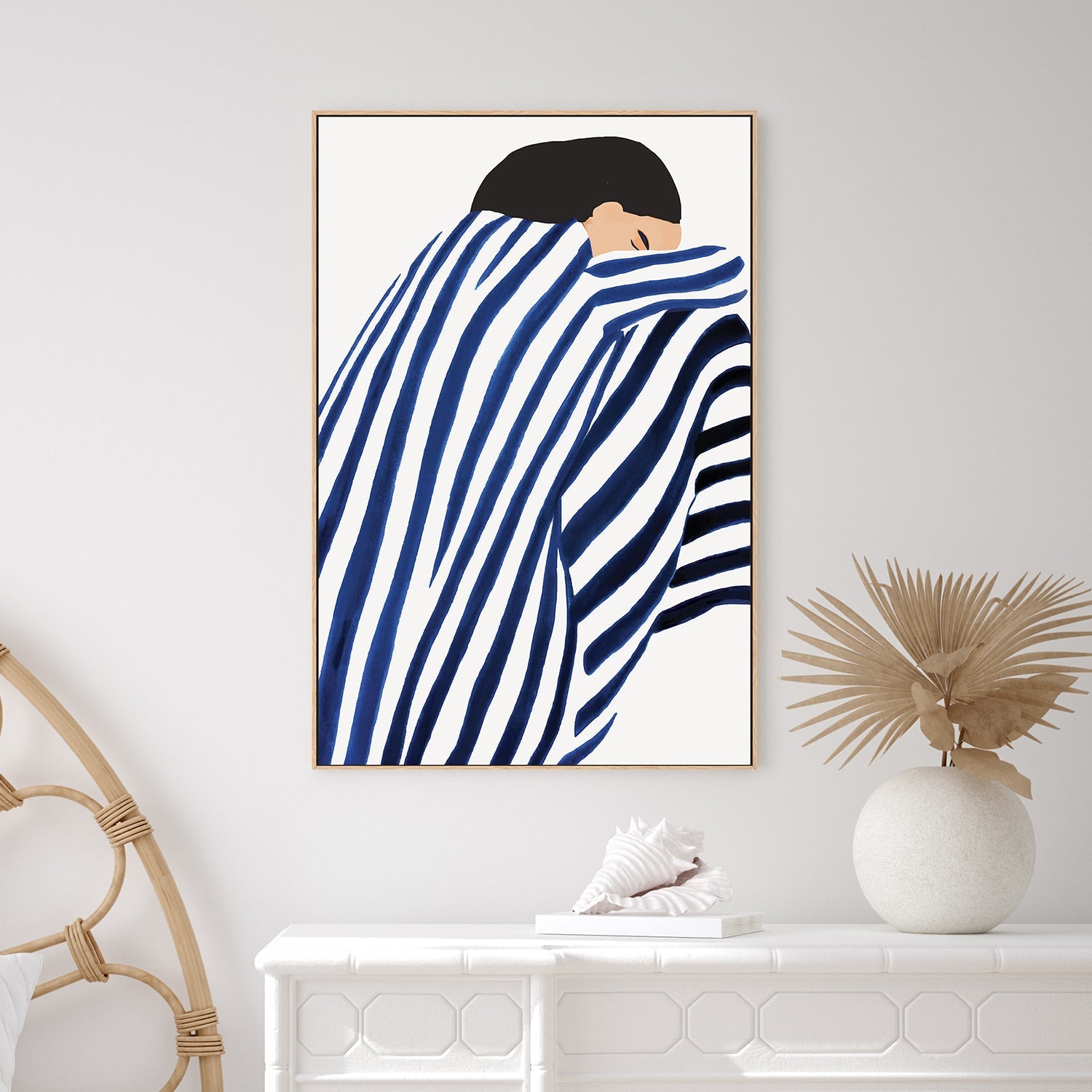 wall-art-print-canvas-poster-framed-Blue Bedtime , By Stacey Williams-2
