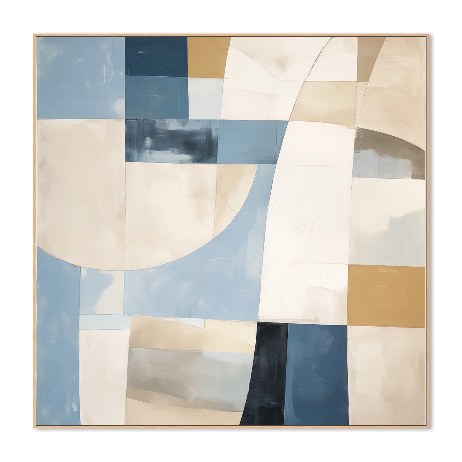 wall-art-print-canvas-poster-framed-Blue Blocks-4