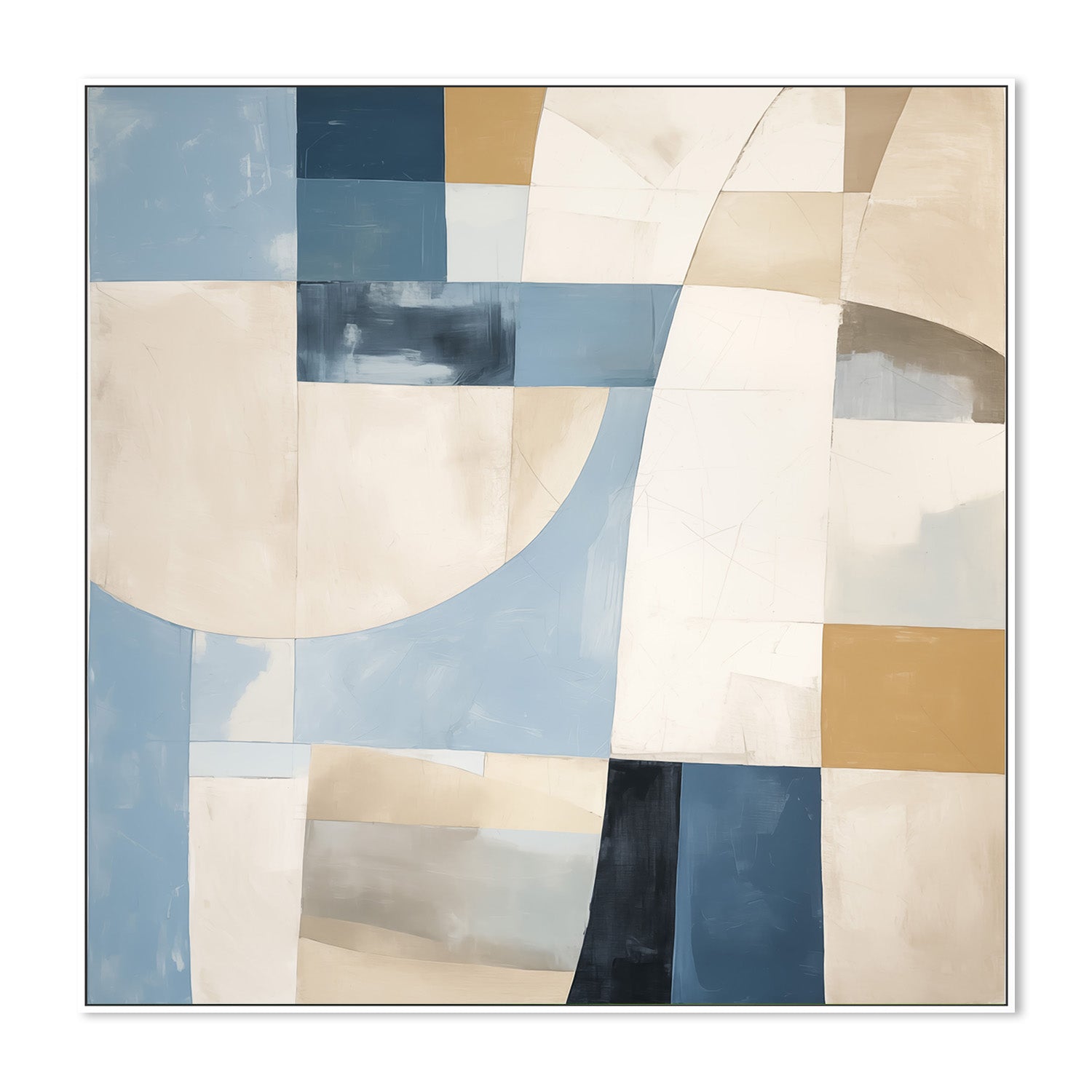 wall-art-print-canvas-poster-framed-Blue Blocks-5