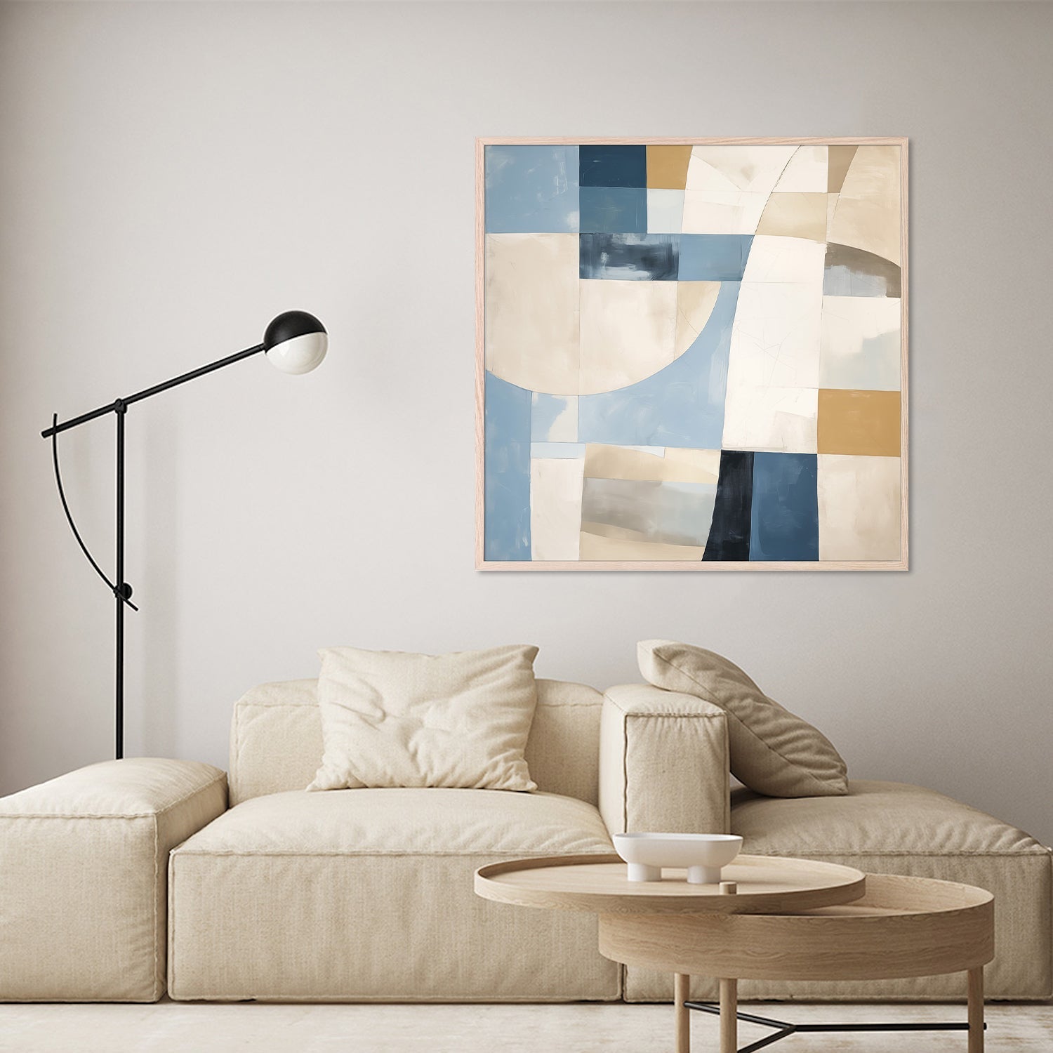 wall-art-print-canvas-poster-framed-Blue Blocks-8