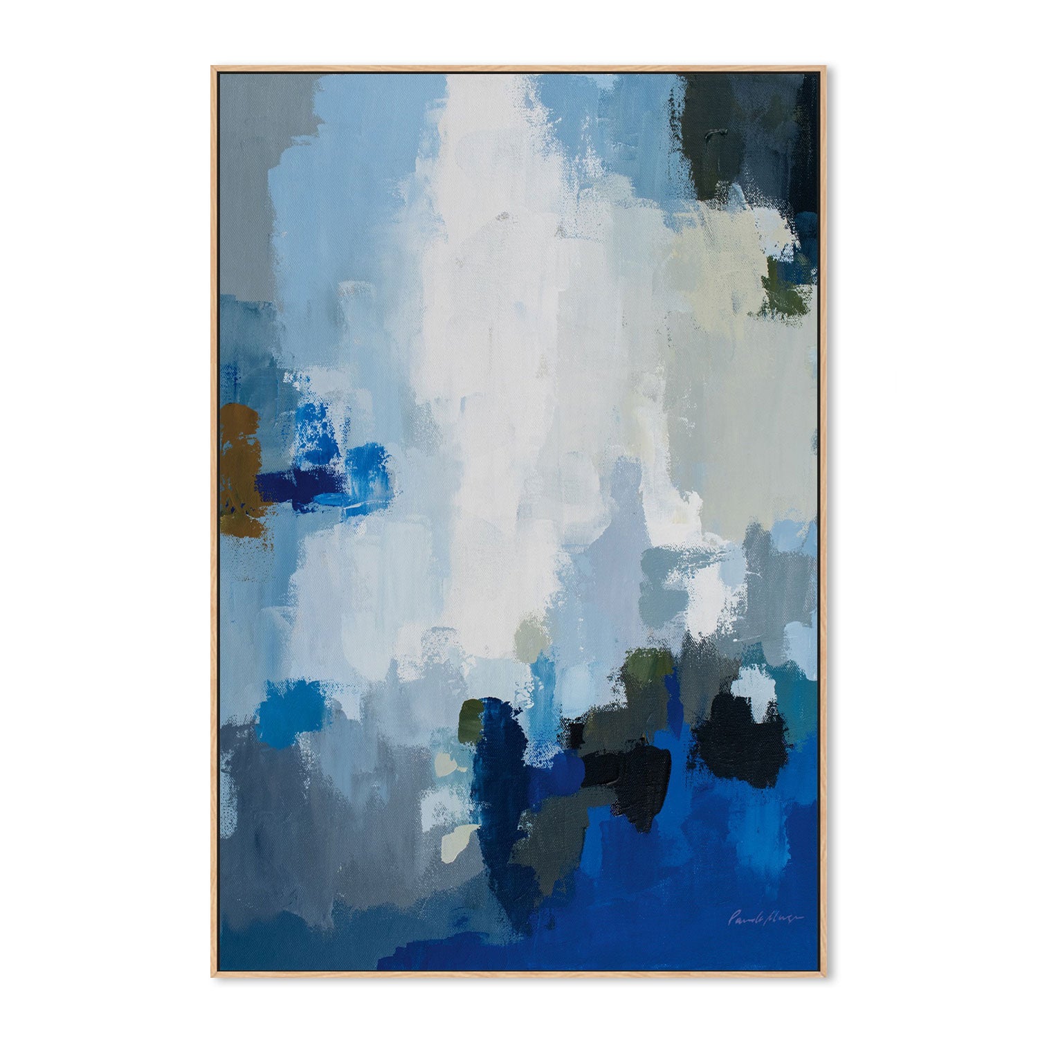 wall-art-print-canvas-poster-framed-Blue Cascade-by-Pamela Munger-Gioia Wall Art