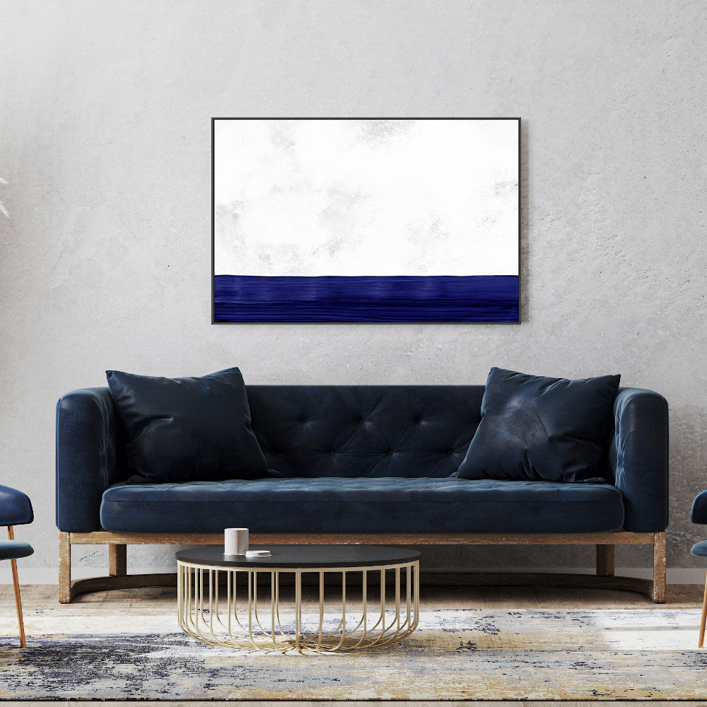 wall-art-print-canvas-poster-framed-Blue Clear Horizon , By Danushka Abeygoda-GIOIA-WALL-ART