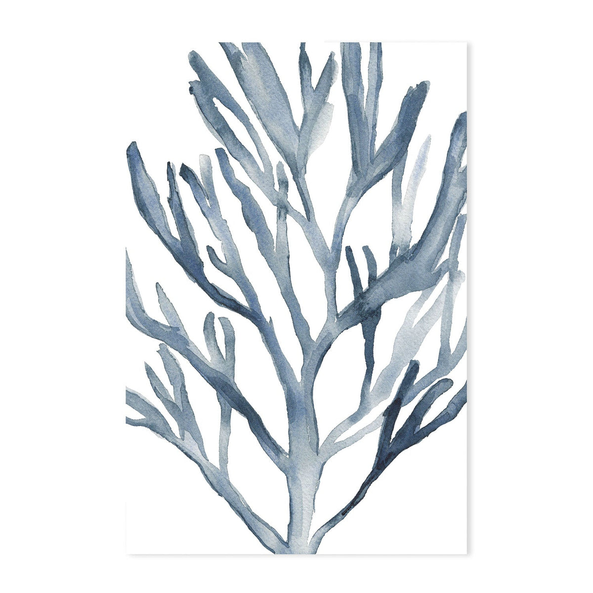 wall-art-print-canvas-poster-framed-Blue Coral, Style A & B, Set Of 2-by-Emily Wood-Gioia Wall Art