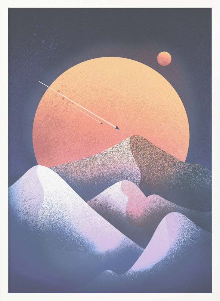 wall-art-print-canvas-poster-framed-Blue Dunes , By Stephen Wade-5
