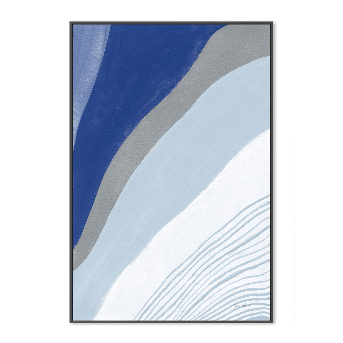 wall-art-print-canvas-poster-framed-Blue Electric, Style B , By Danhui Nai-GIOIA-WALL-ART