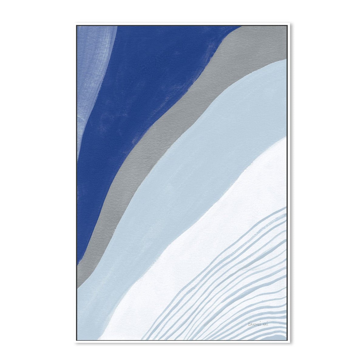 wall-art-print-canvas-poster-framed-Blue Electric, Style B , By Danhui Nai-GIOIA-WALL-ART