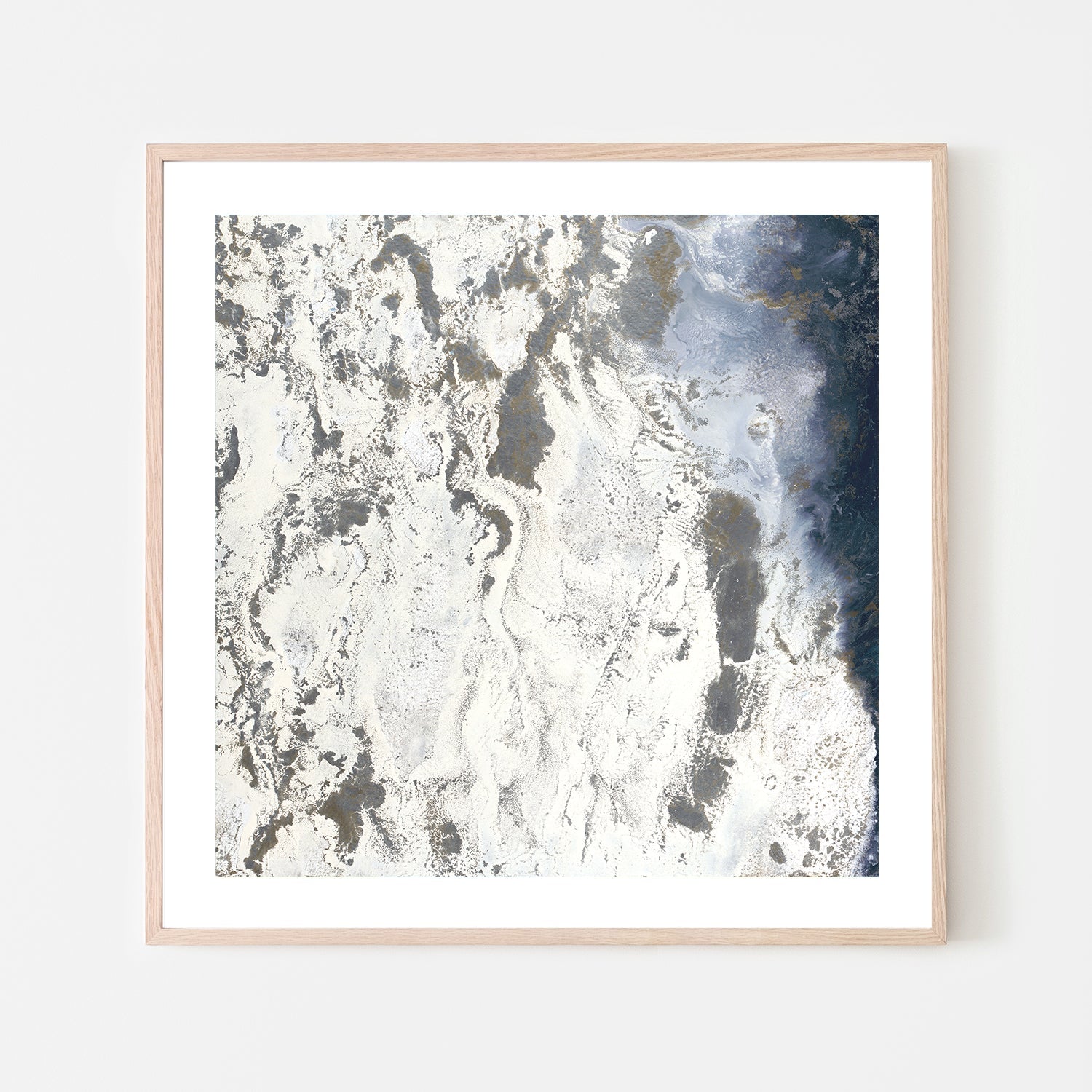 wall-art-print-canvas-poster-framed-Blue Flow , Style A , By Blakely Bering-6