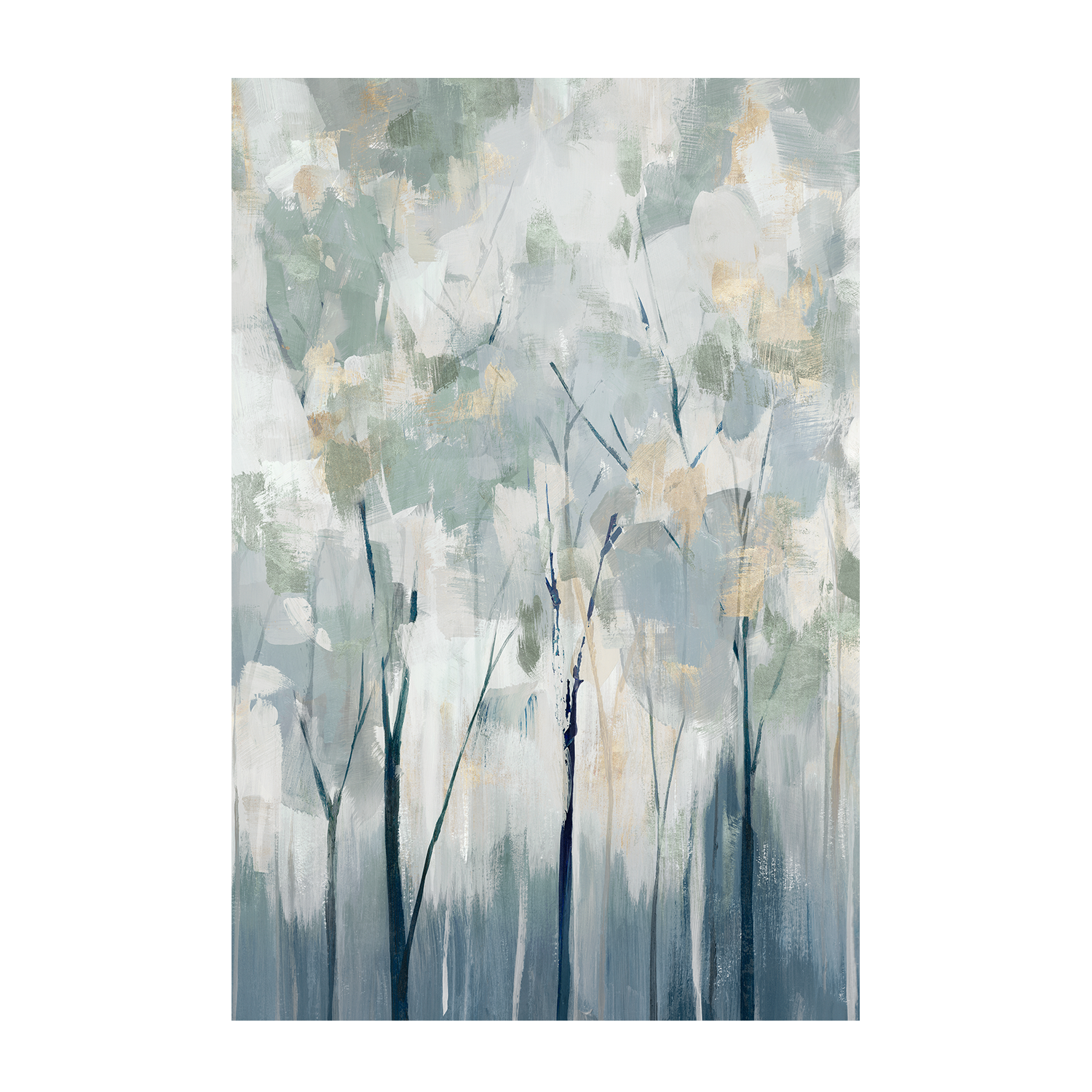wall-art-print-canvas-poster-framed-Blue Forest Adventure, Style A & B, Set Of 2 , By Ian C-9