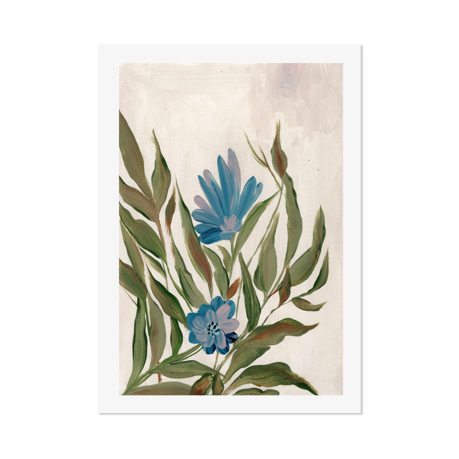 wall-art-print-canvas-poster-framed-Blue Hues Of Spring , By Nikita Jariwala-GIOIA-WALL-ART