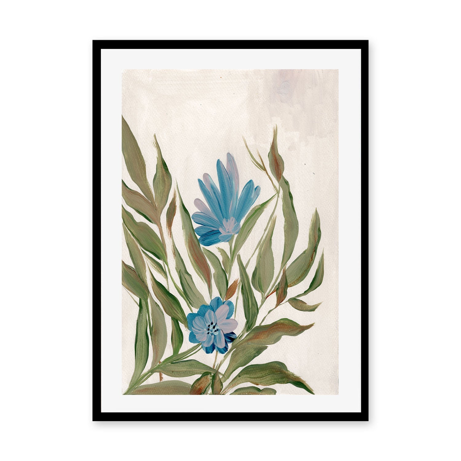 wall-art-print-canvas-poster-framed-Blue Hues Of Spring , By Nikita Jariwala-GIOIA-WALL-ART
