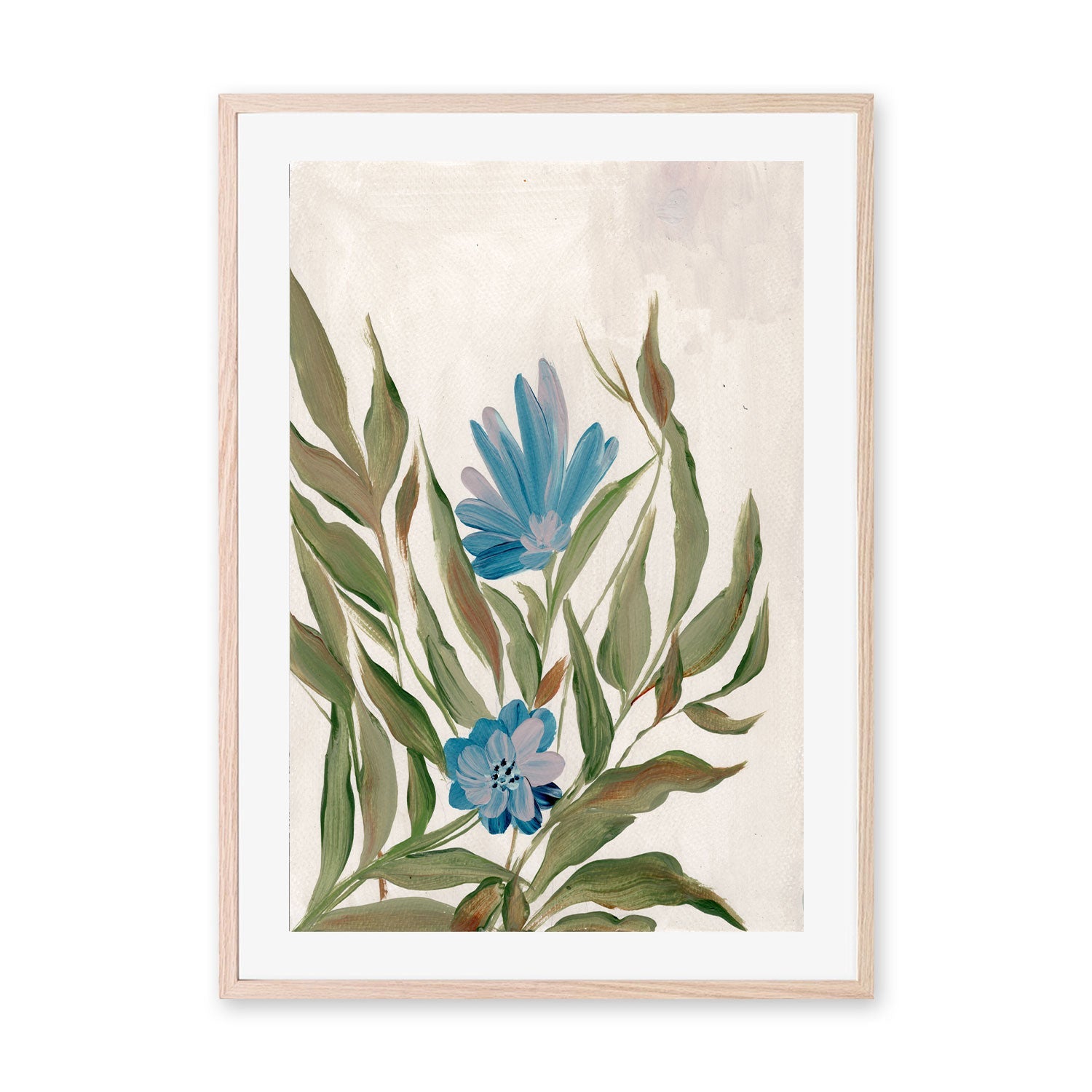 wall-art-print-canvas-poster-framed-Blue Hues Of Spring , By Nikita Jariwala-GIOIA-WALL-ART