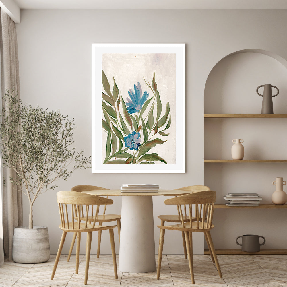 wall-art-print-canvas-poster-framed-Blue Hues Of Spring , By Nikita Jariwala-GIOIA-WALL-ART