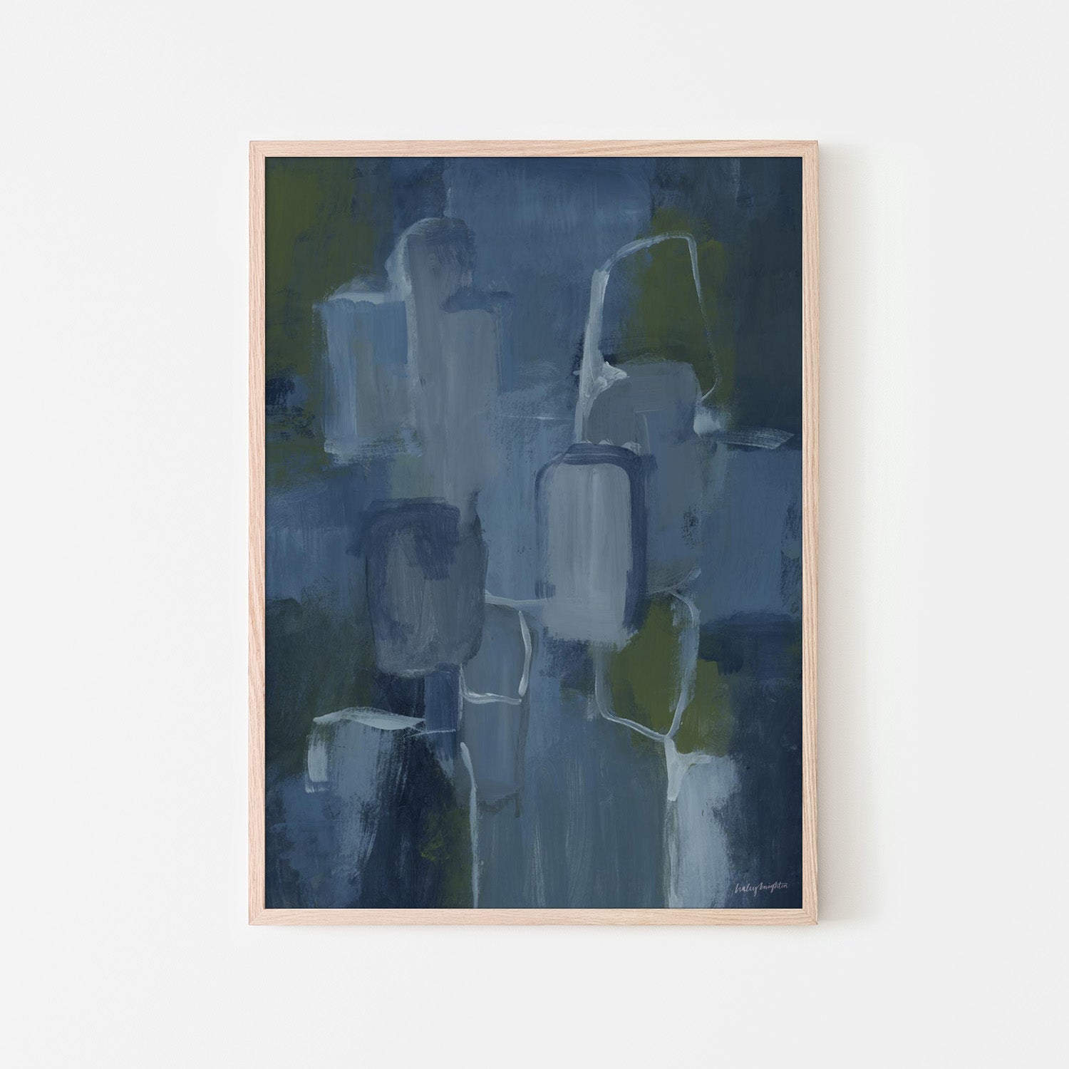 wall-art-print-canvas-poster-framed-Blue Jean Baby, Style A-6