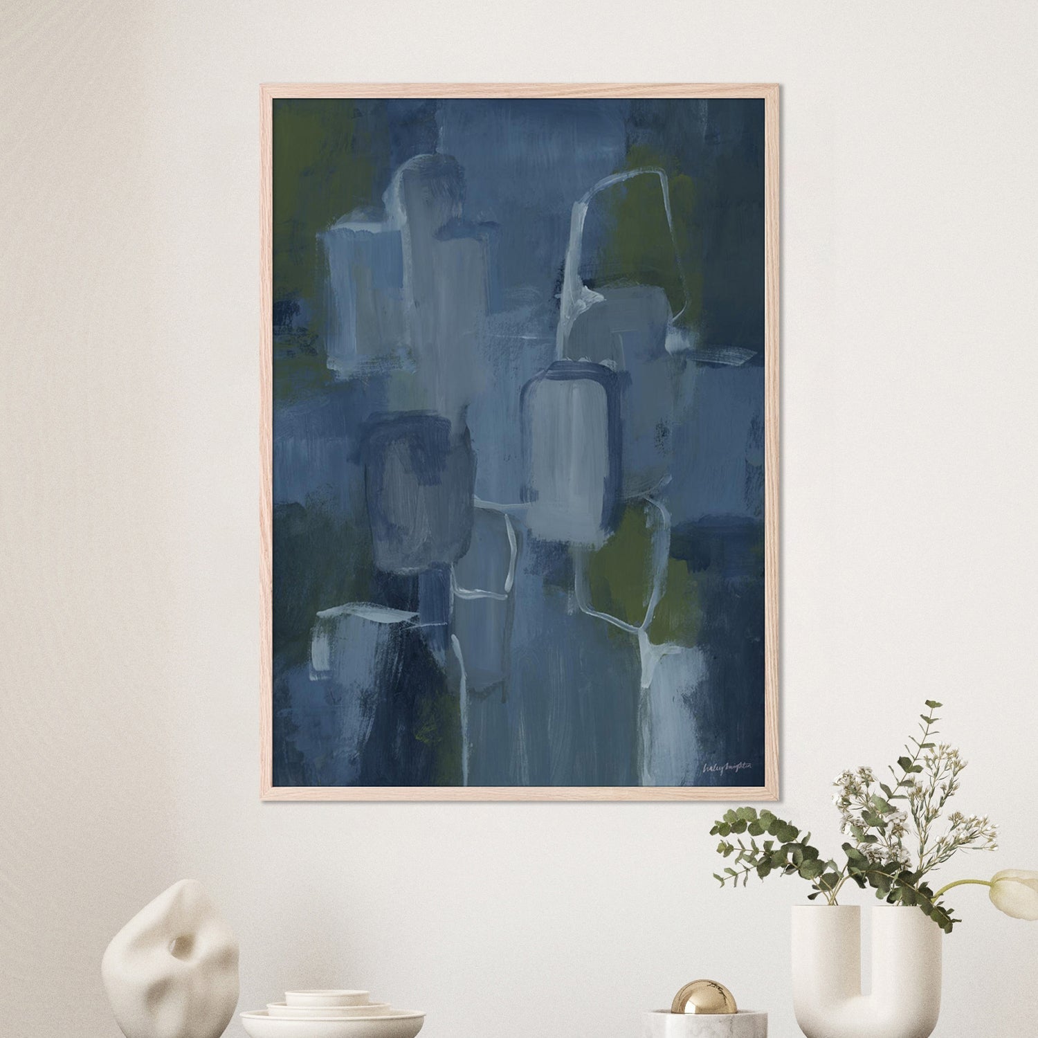 wall-art-print-canvas-poster-framed-Blue Jean Baby, Style A-7
