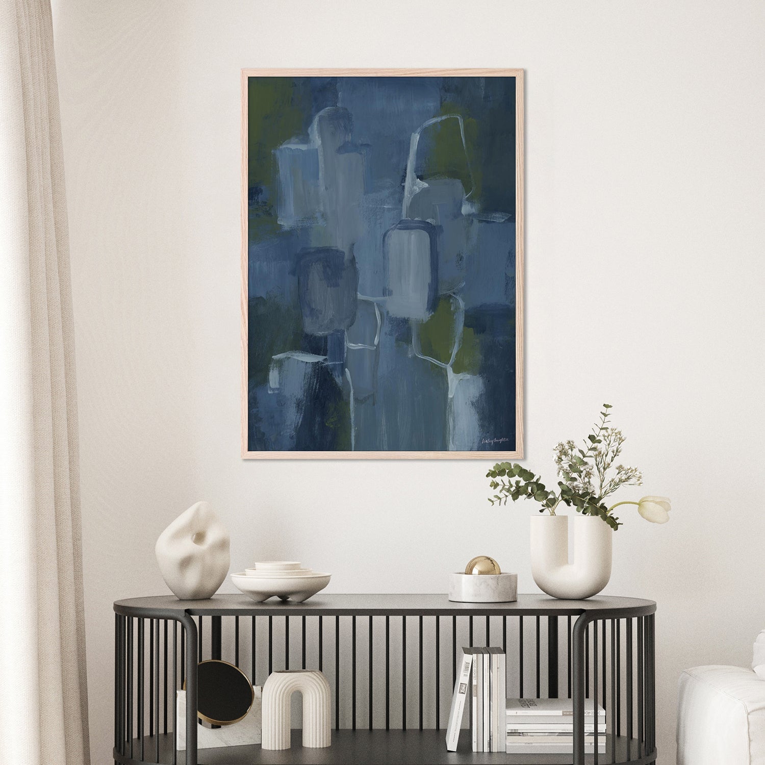 wall-art-print-canvas-poster-framed-Blue Jean Baby, Style A-8
