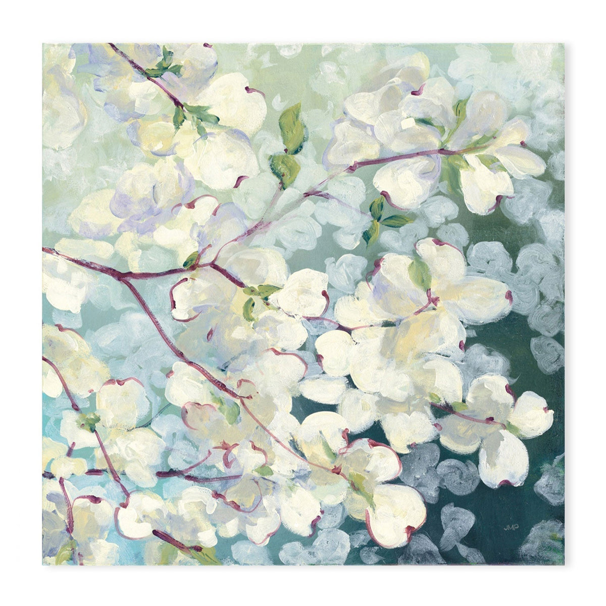 wall-art-print-canvas-poster-framed-Blue Lily & Magnolia Delight, Set of 2-by-Julia Purinton-Gioia Wall Art
