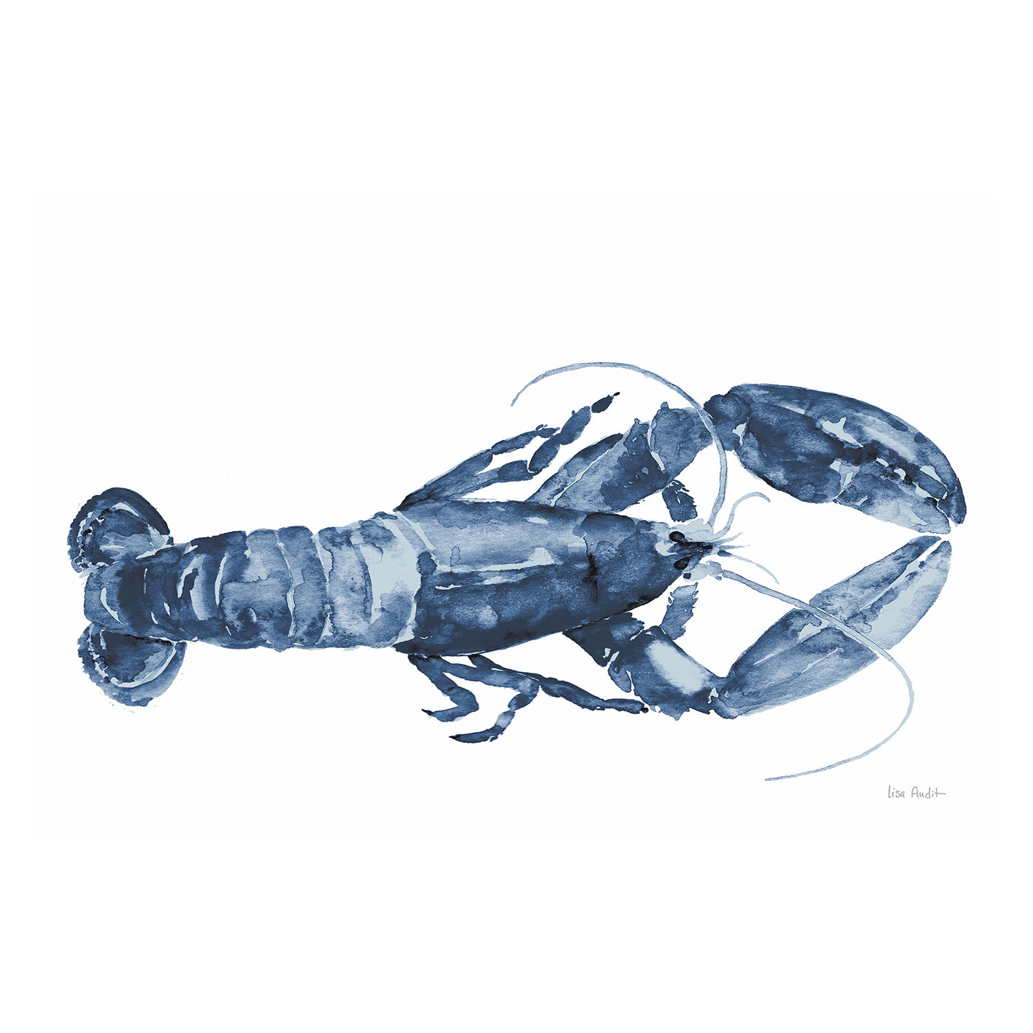 wall-art-print-canvas-poster-framed-Blue Lobster , By Lisa Audit-GIOIA-WALL-ART