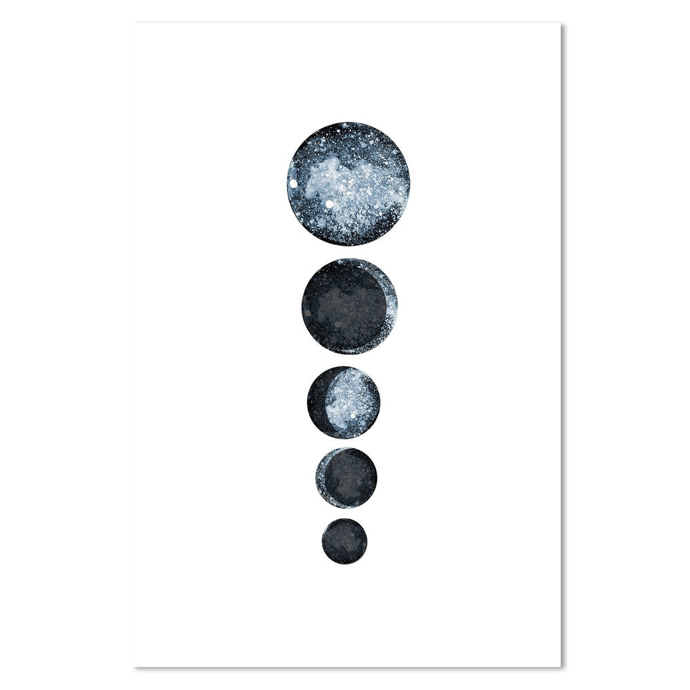 wall-art-print-canvas-poster-framed-Blue Moon Phases-by-Danushka Abeygoda-Gioia Wall Art