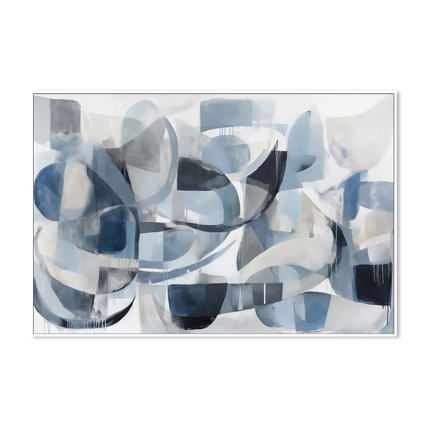 wall-art-print-canvas-poster-framed-Blue motion-5