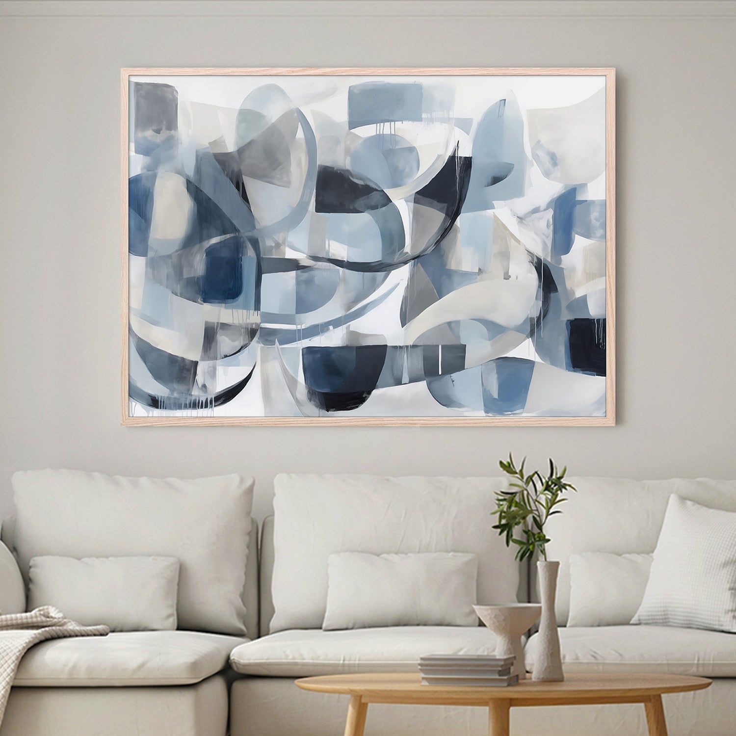 wall-art-print-canvas-poster-framed-Blue motion-7