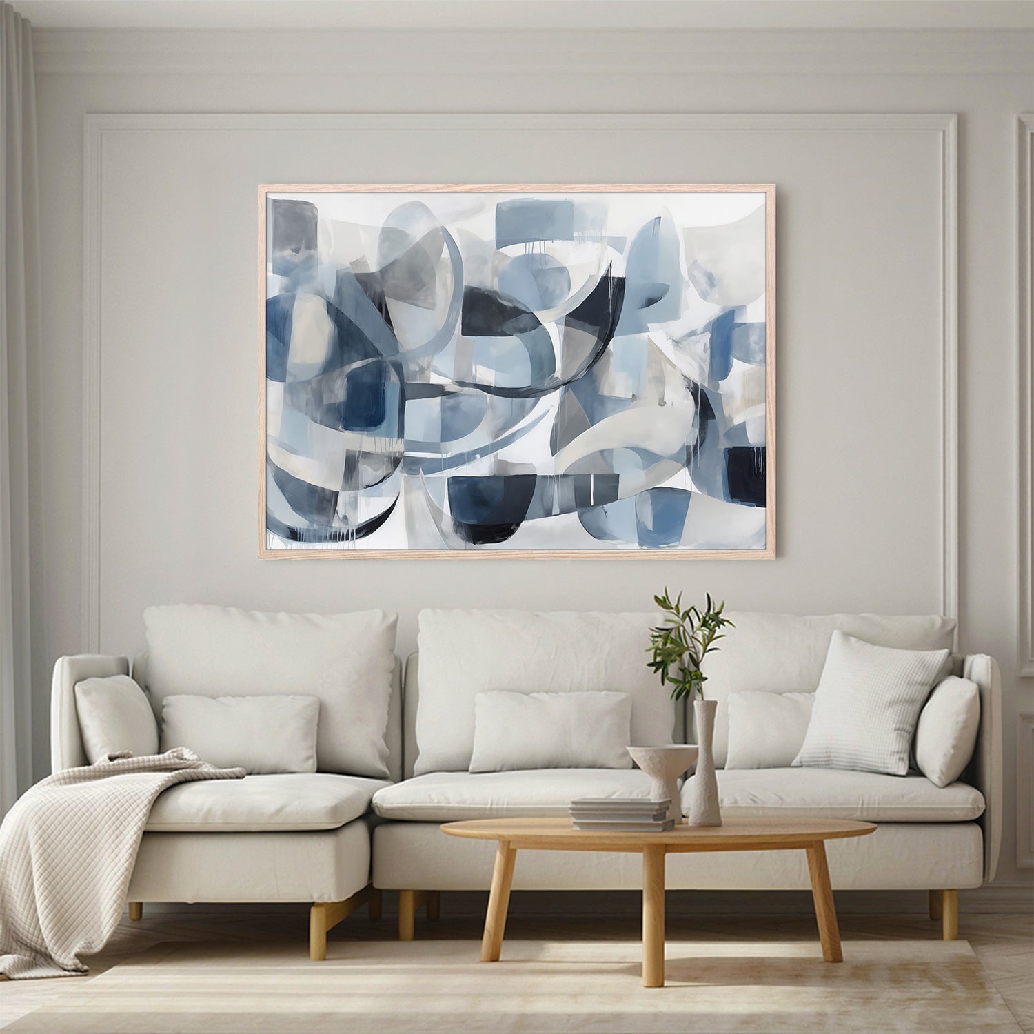 wall-art-print-canvas-poster-framed-Blue motion-8