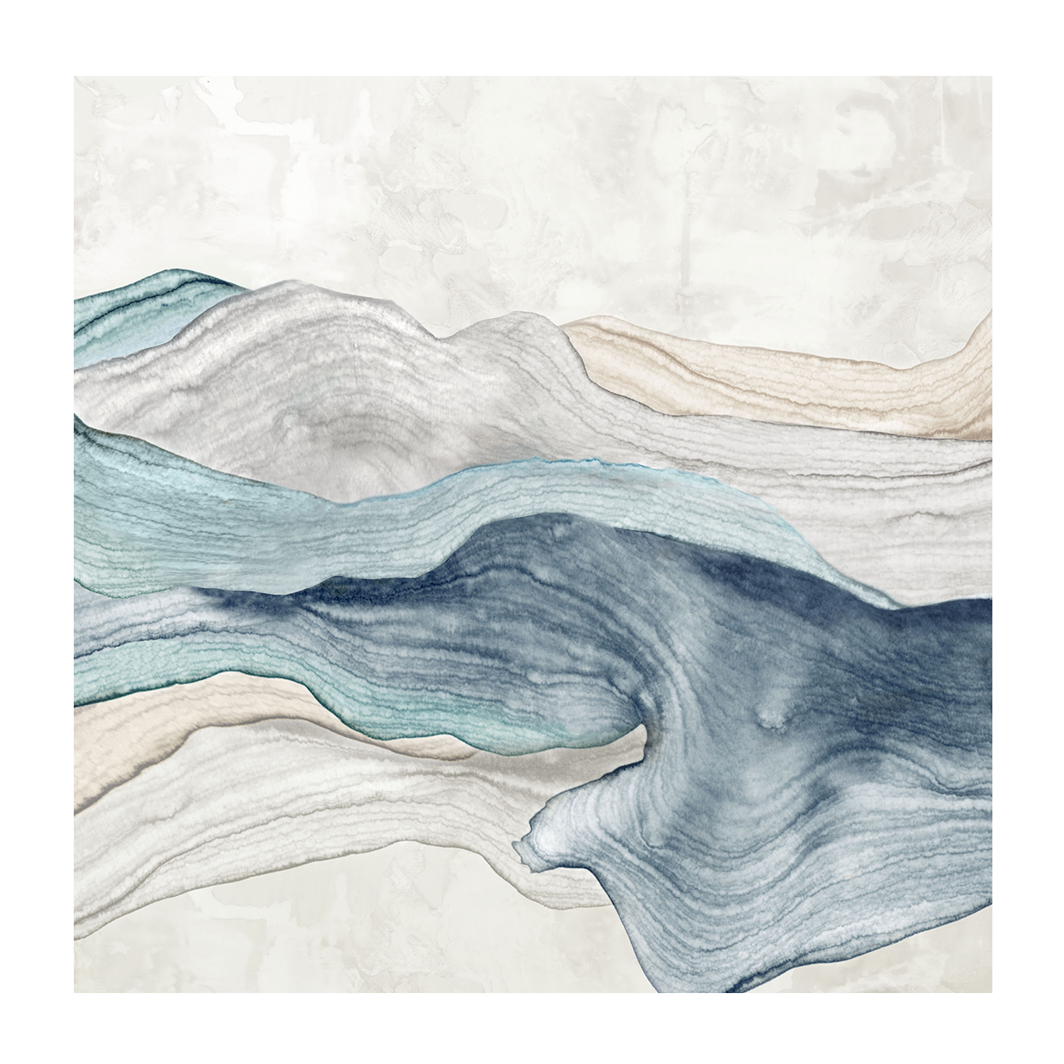 wall-art-print-canvas-poster-framed-Blue Mountain Flow-1