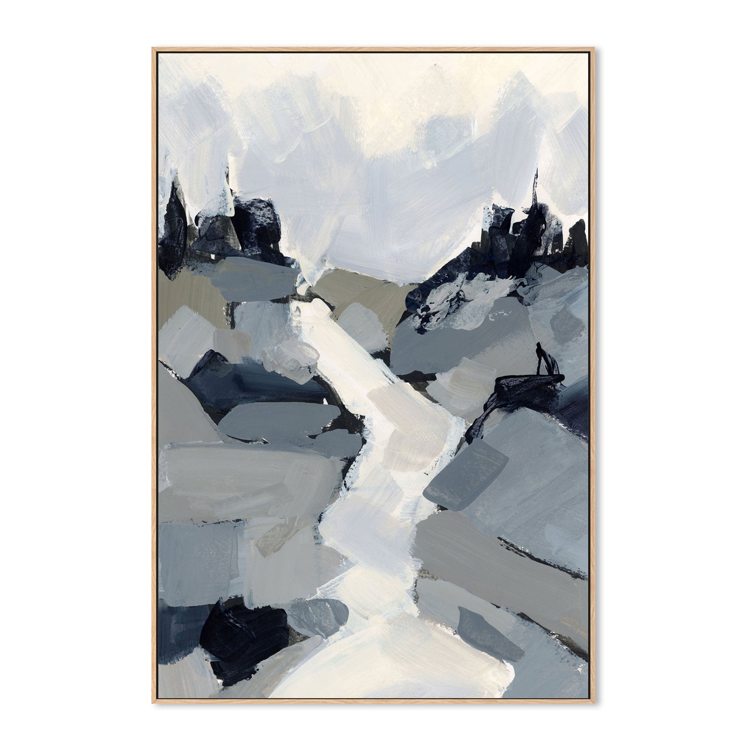 wall-art-print-canvas-poster-framed-Blue Mountains, Style C-by-Emily Wood-Gioia Wall Art