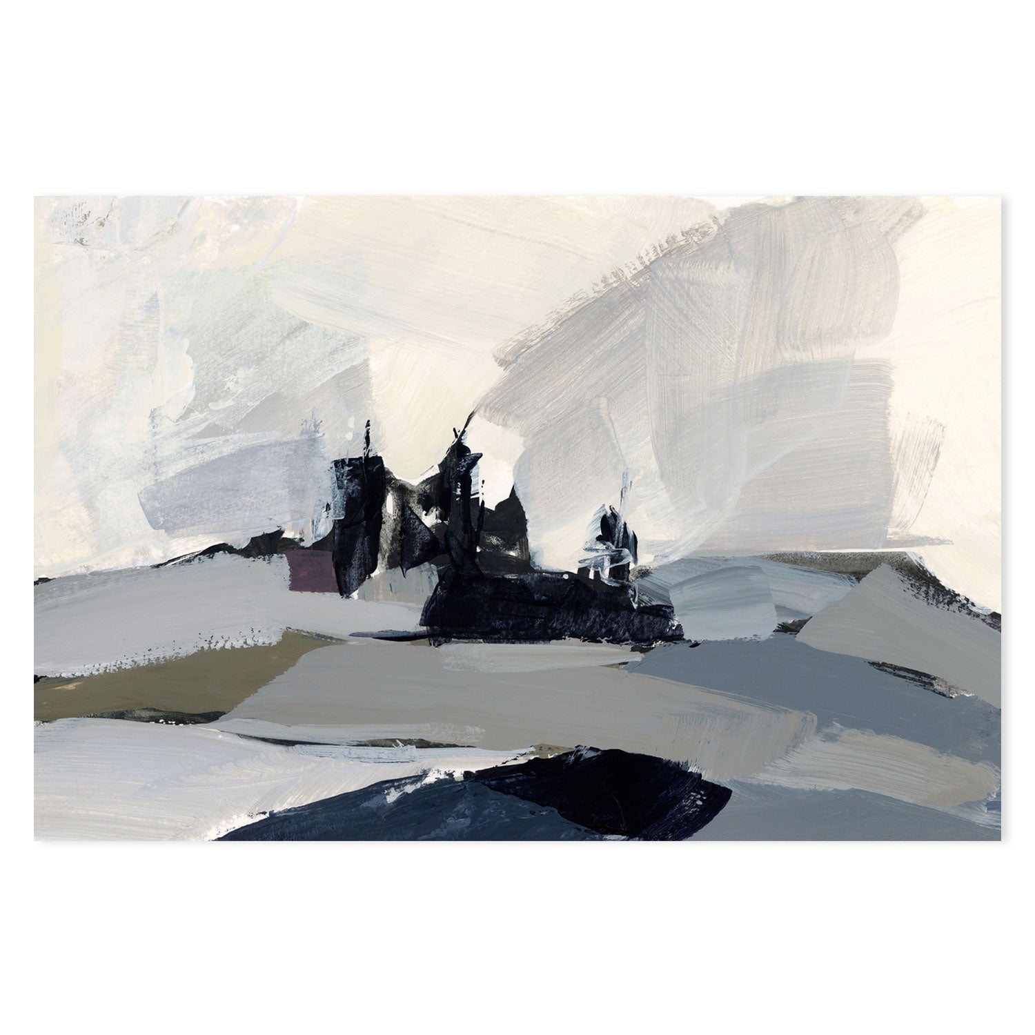 wall-art-print-canvas-poster-framed-Blue Mountains, Style D-by-Emily Wood-Gioia Wall Art
