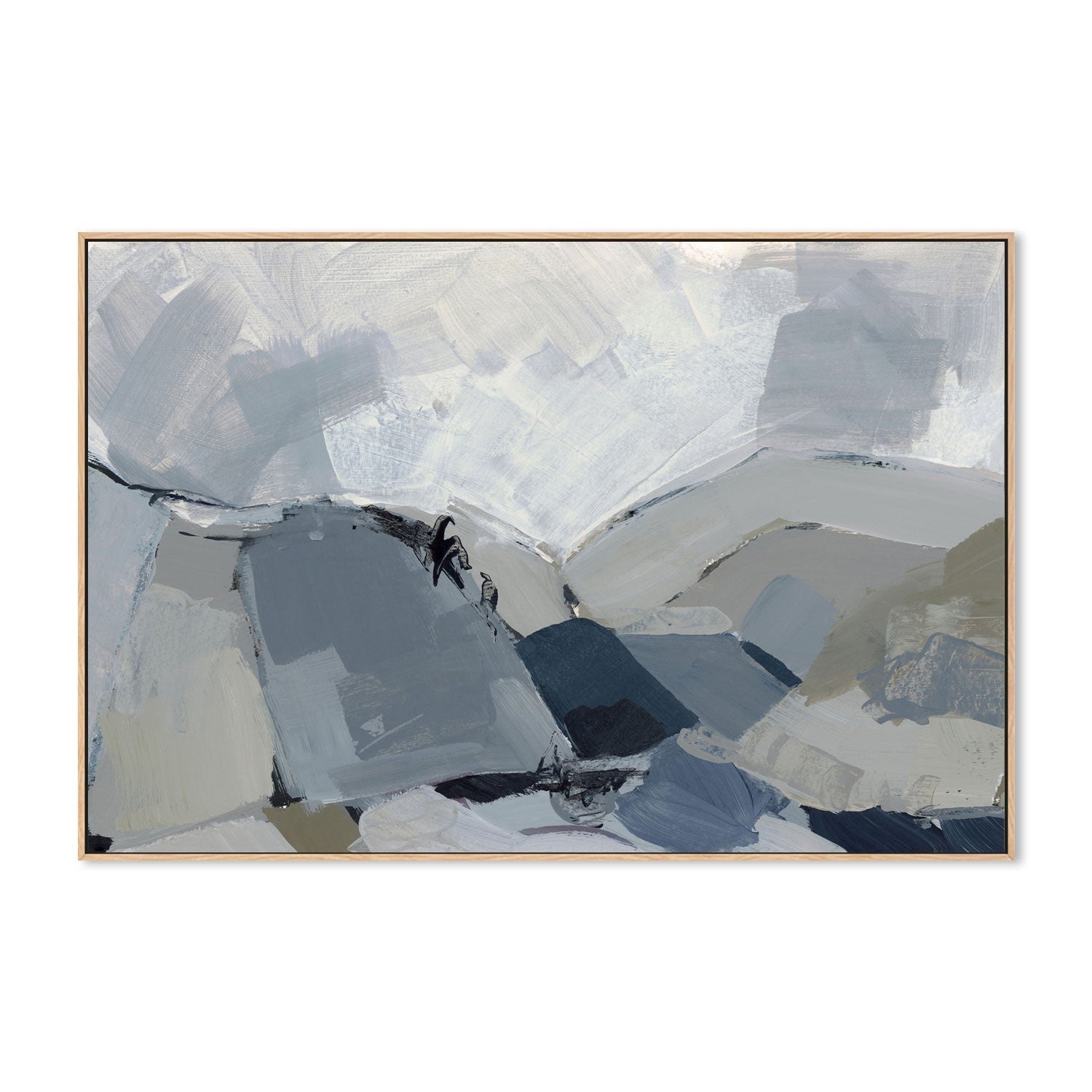 wall-art-print-canvas-poster-framed-Blue Mountains, Style F-by-Emily Wood-Gioia Wall Art