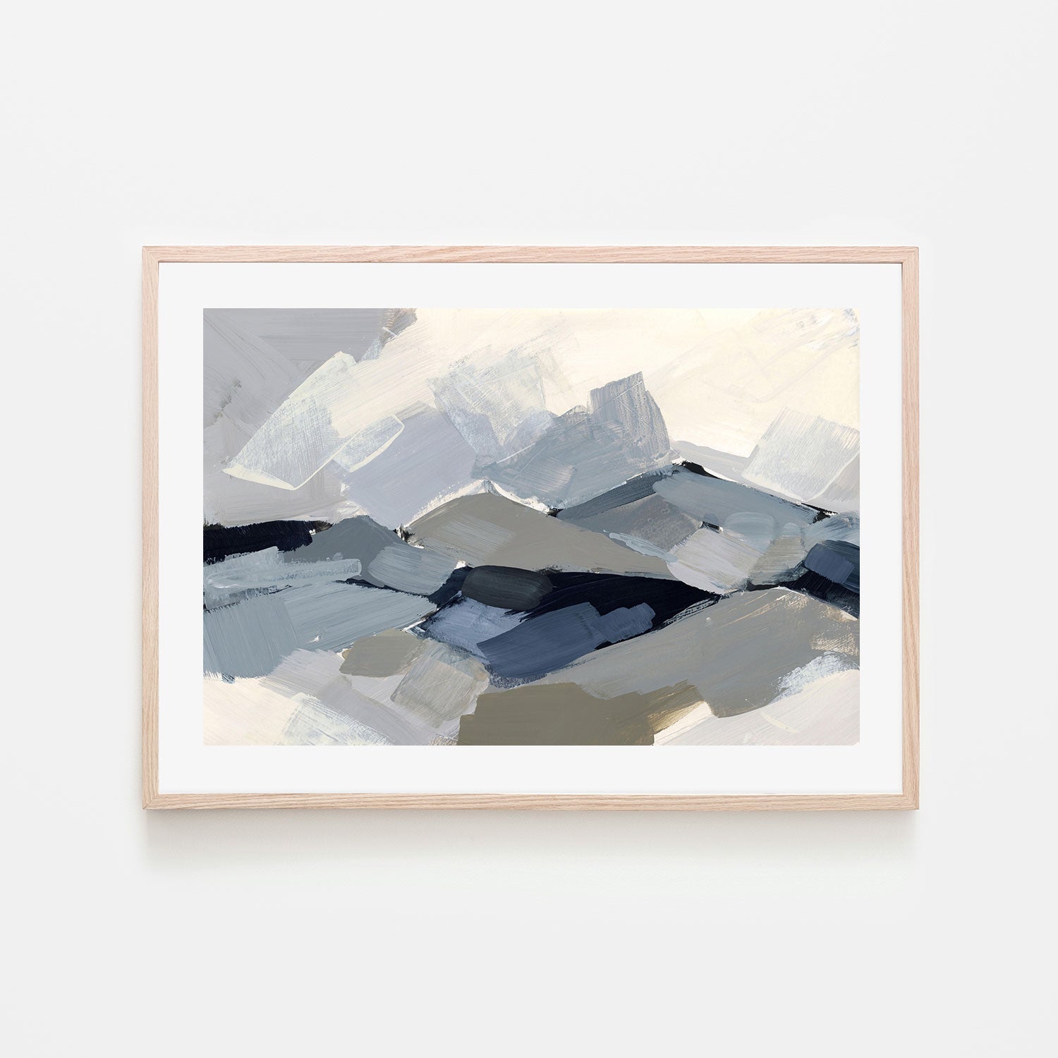wall-art-print-canvas-poster-framed-Blue Mountains, Style H-by-Emily Wood-Gioia Wall Art