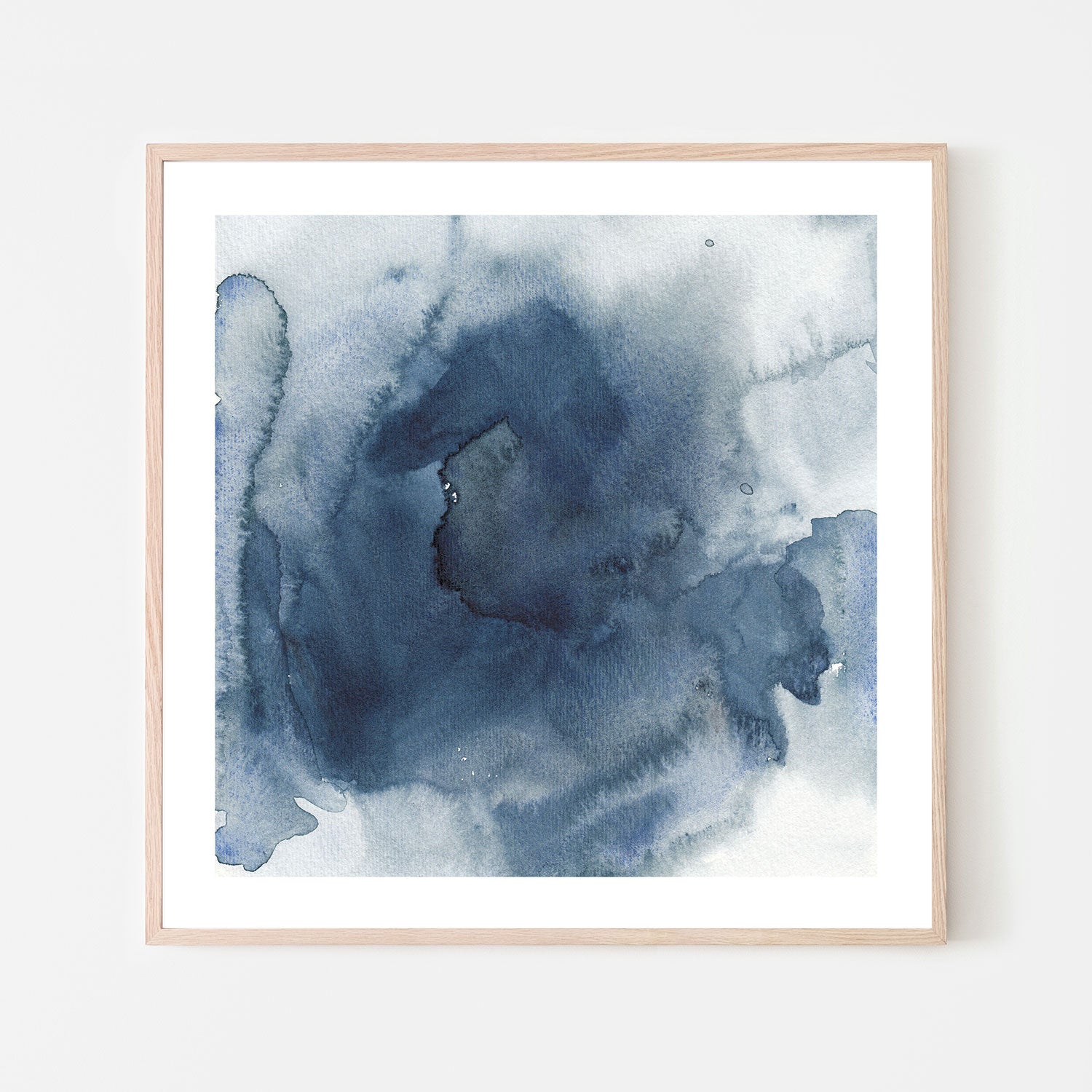 wall-art-print-canvas-poster-framed-Blue Nebula, Style A-by-Emily Wood-Gioia Wall Art
