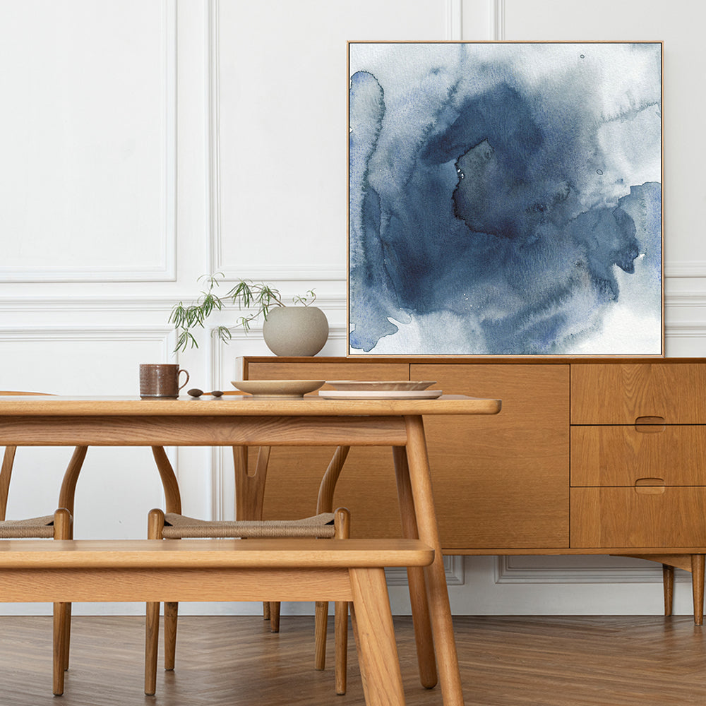 wall-art-print-canvas-poster-framed-Blue Nebula, Style A-by-Emily Wood-Gioia Wall Art