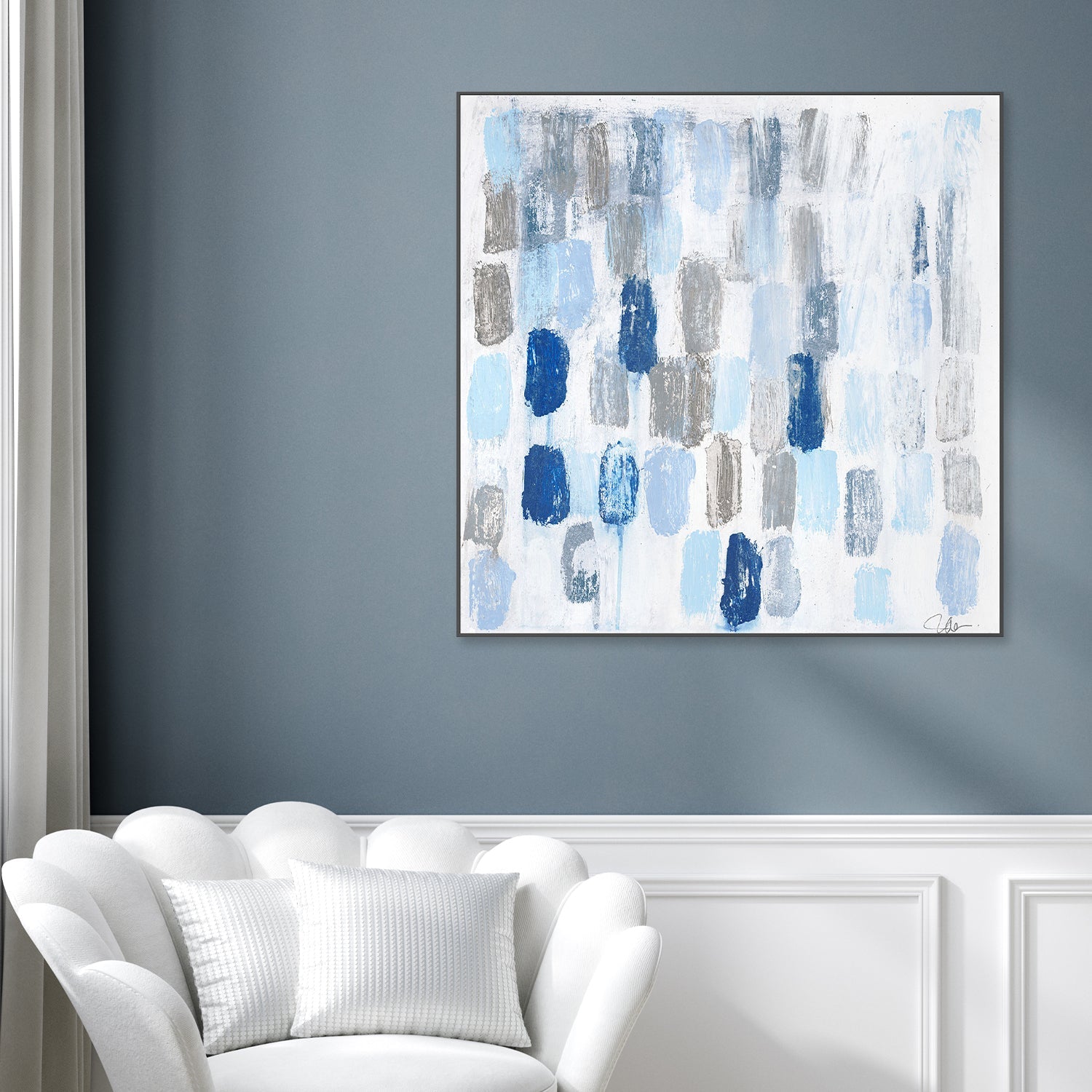wall-art-print-canvas-poster-framed-Blue Order , By Filippoloco-2