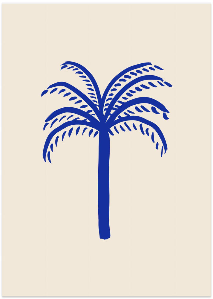 wall-art-print-canvas-poster-framed-Blue Palm-1