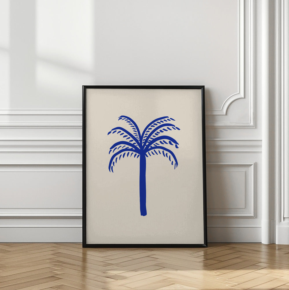 wall-art-print-canvas-poster-framed-Blue Palm-3
